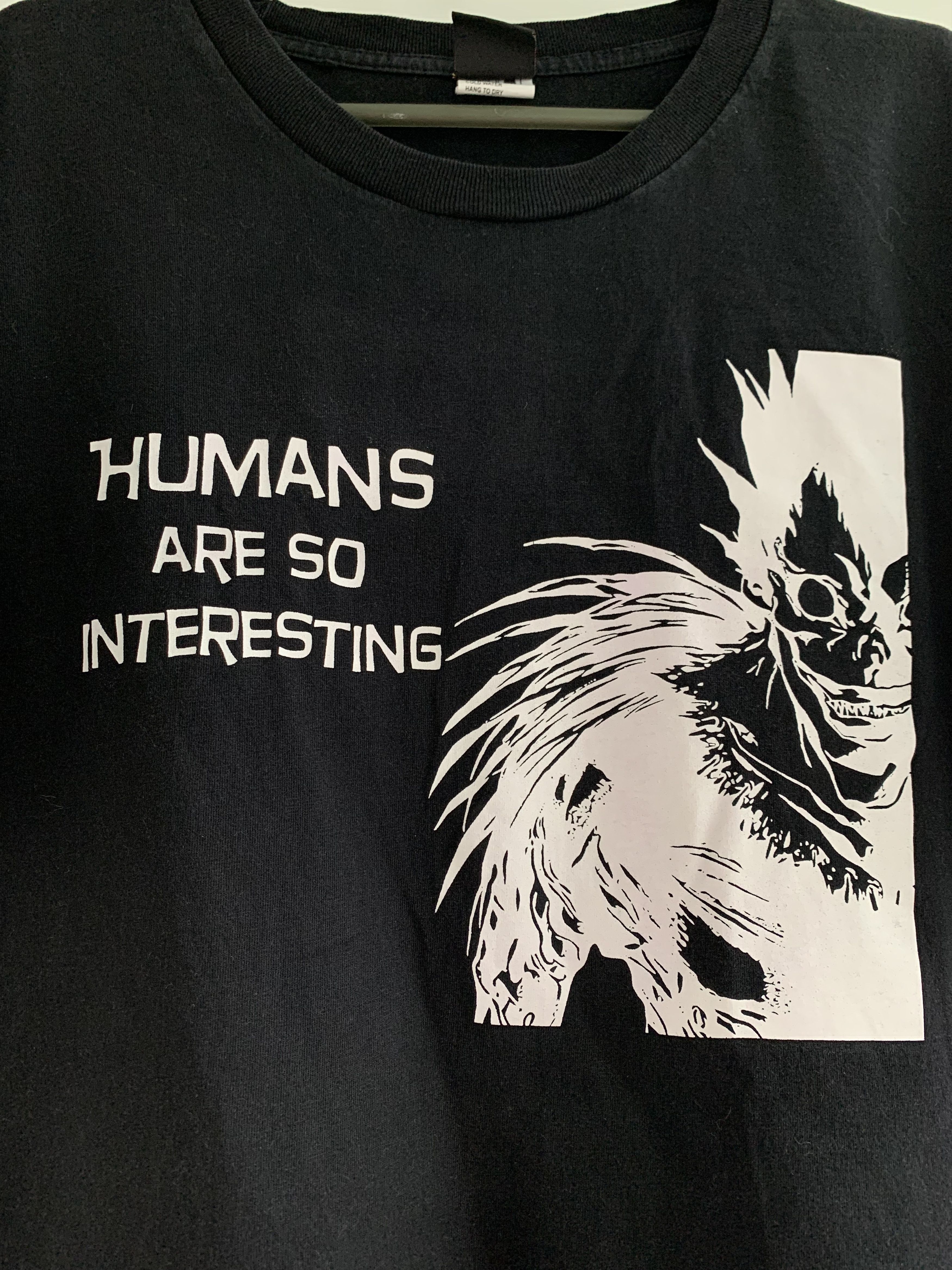 Anime Death Note vintage t shirt HUMANS ARE SO INTERESTING Size US XL / EU 56 / 4 - 2 Thumbnail