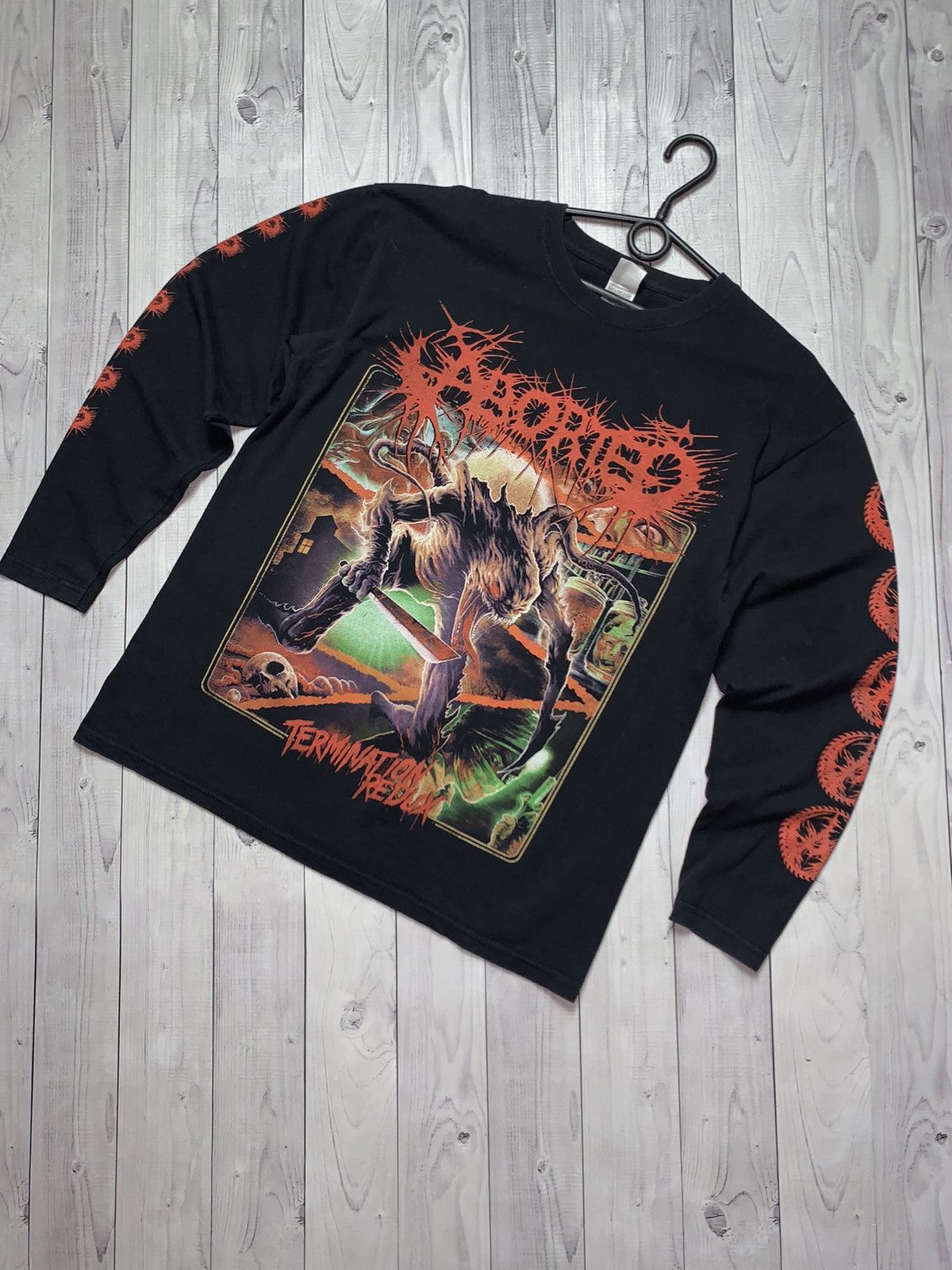 Vintage Vintage Aborted Termination redux long sleeve rare horror Size US M / EU 48-50 / 2 - 1 Thumbnail