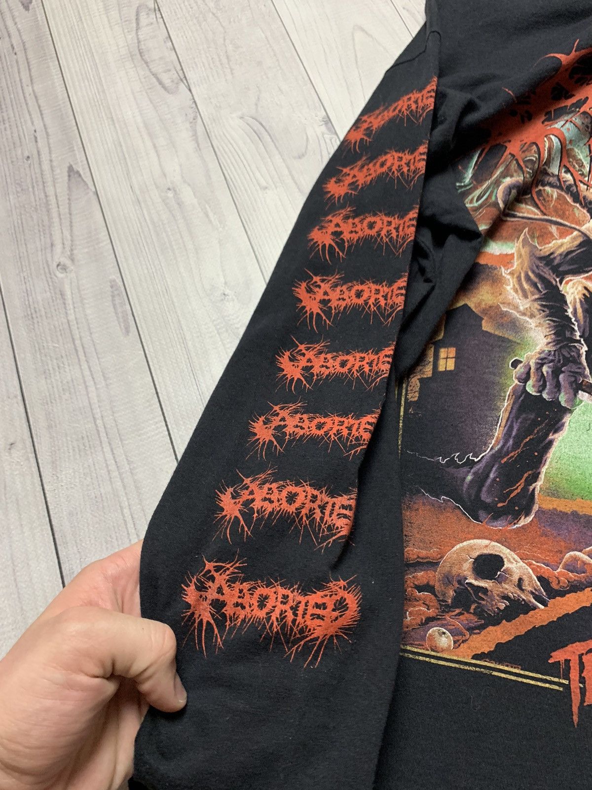 Vintage Vintage Aborted Termination redux long sleeve rare horror Size US M / EU 48-50 / 2 - 5 Thumbnail