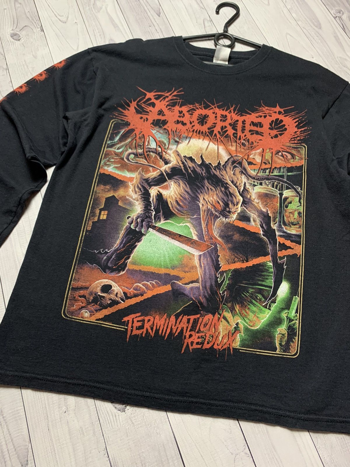 Vintage Vintage Aborted Termination redux long sleeve rare horror Size US M / EU 48-50 / 2 - 3 Thumbnail