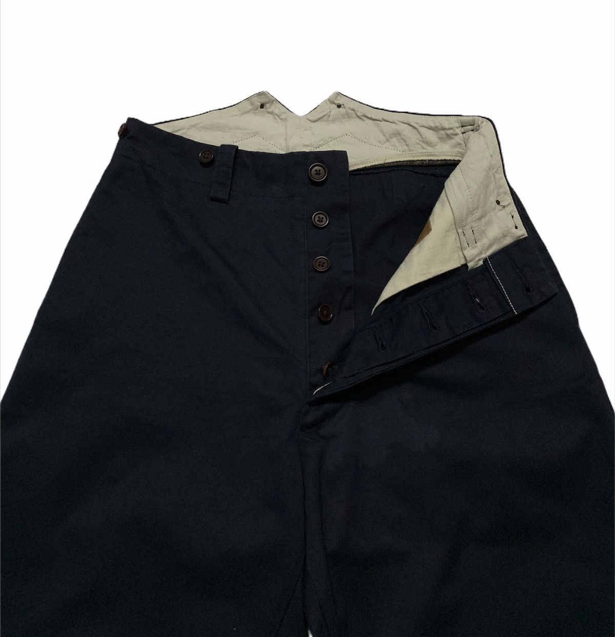Japanese Brand × Nigel Cabourn × Vintage 🇯🇵Nigel Cabourn Vintage Suspender High Waist Buckle Pants Size US 28 / EU 44 - 5 Thumbnail