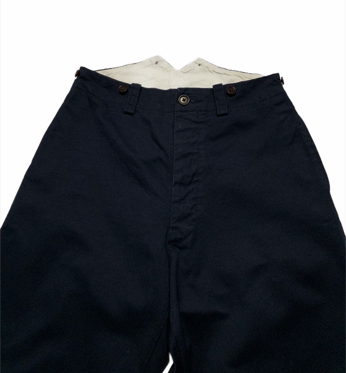 Japanese Brand × Nigel Cabourn × Vintage 🇯🇵Nigel Cabourn Vintage Suspender High Waist Buckle Pants Size US 28 / EU 44 - 3 Thumbnail