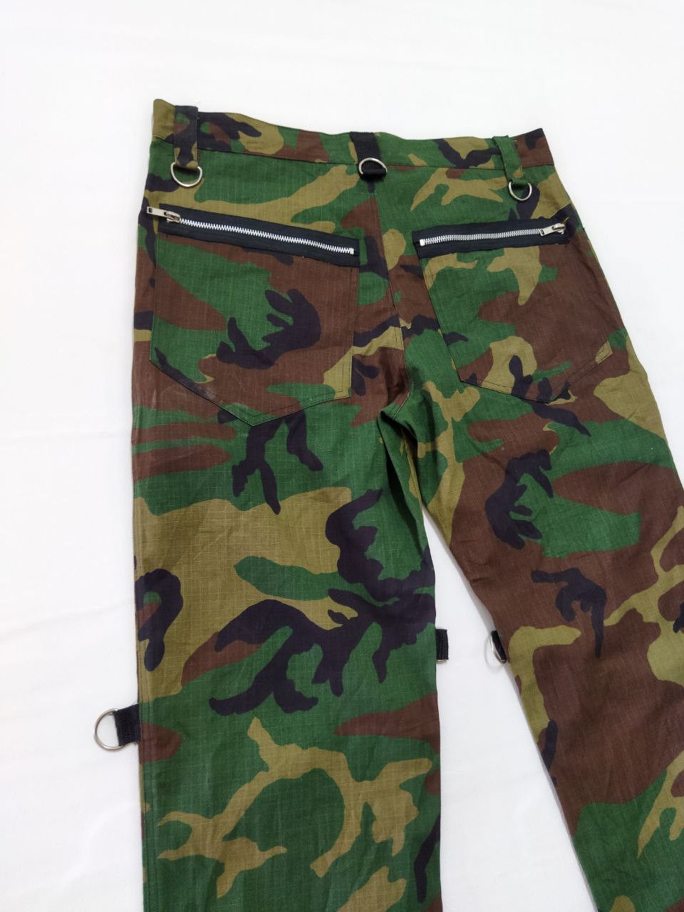 Vintage NINE DEEP Many Pockets Zipper Cargo Pants - Size 32 Size US 32 / EU 48 - 4 Thumbnail