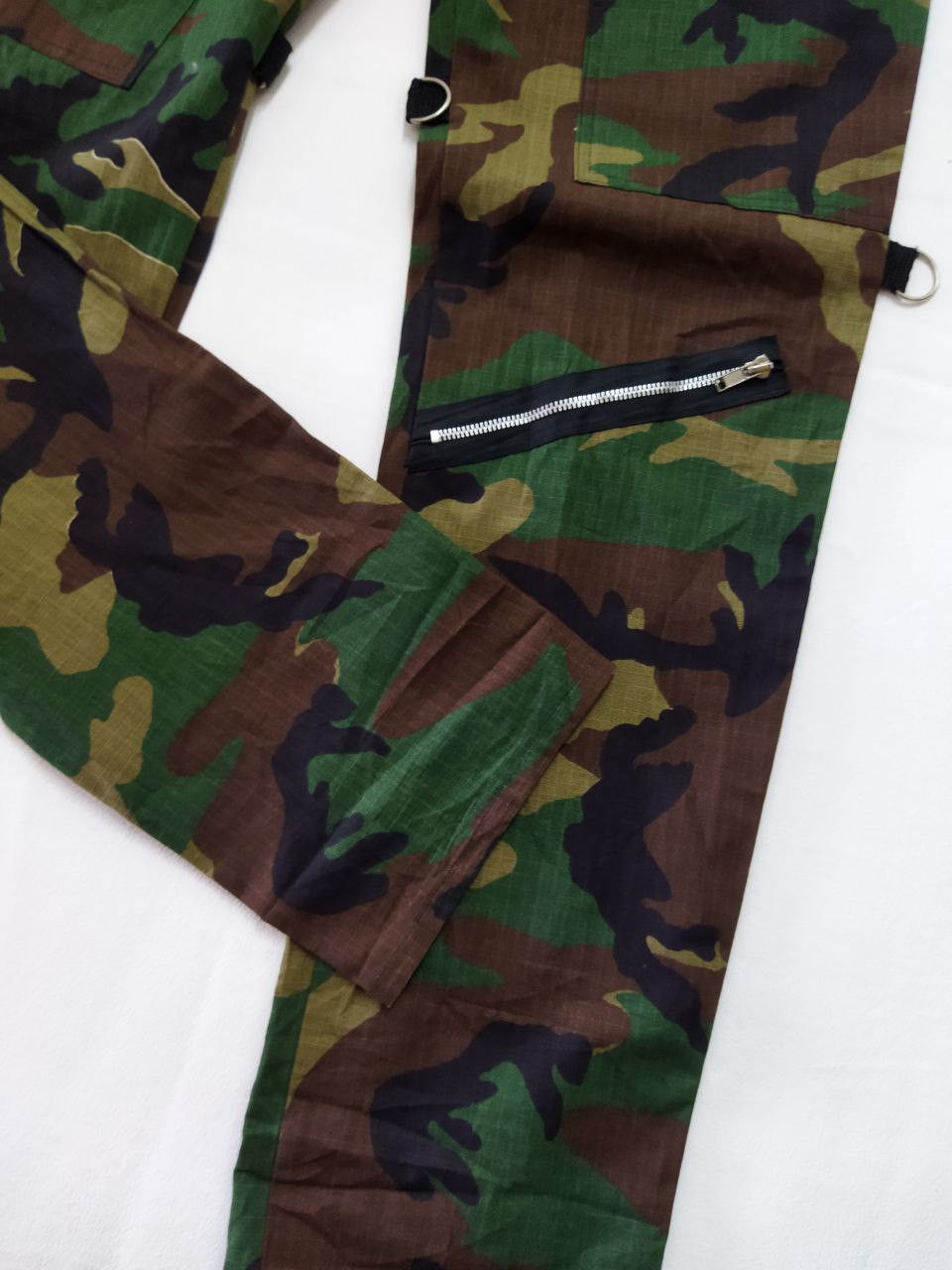 Vintage NINE DEEP Many Pockets Zipper Cargo Pants - Size 32 Size US 32 / EU 48 - 10 Thumbnail