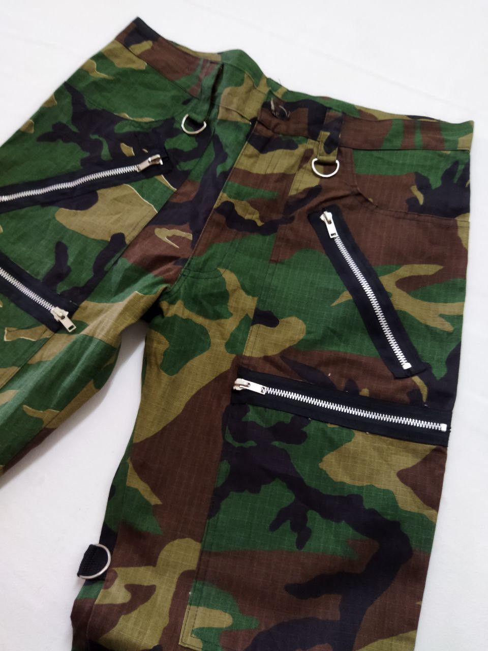 Vintage NINE DEEP Many Pockets Zipper Cargo Pants - Size 32 Size US 32 / EU 48 - 8 Thumbnail