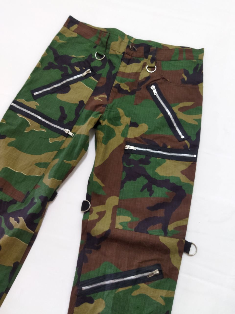Vintage NINE DEEP Many Pockets Zipper Cargo Pants - Size 32 Size US 32 / EU 48 - 11 Thumbnail