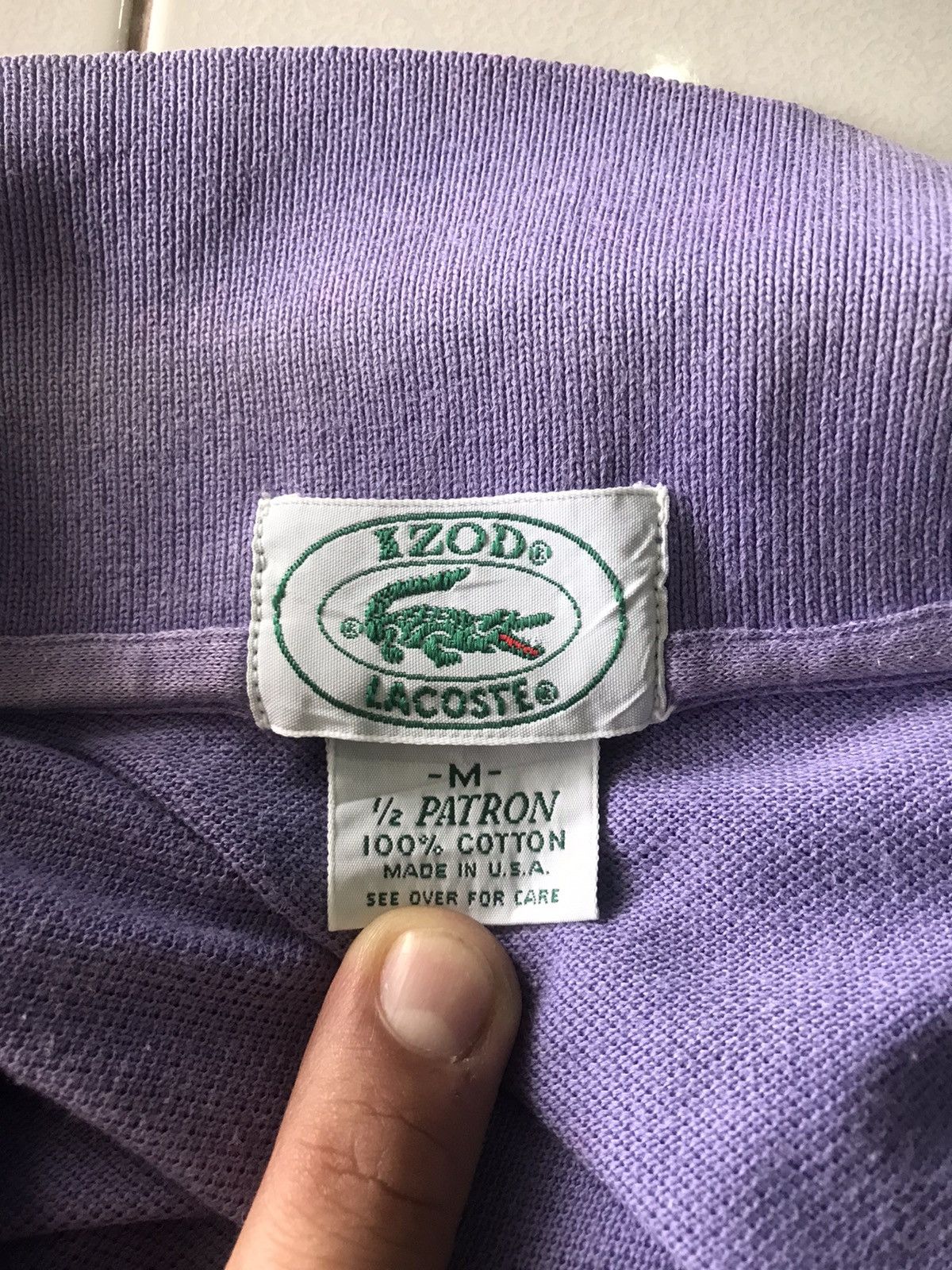 Lacoste Vintage Lacoste Collar Tee Size US M / EU 48-50 / 2 - 8 Thumbnail