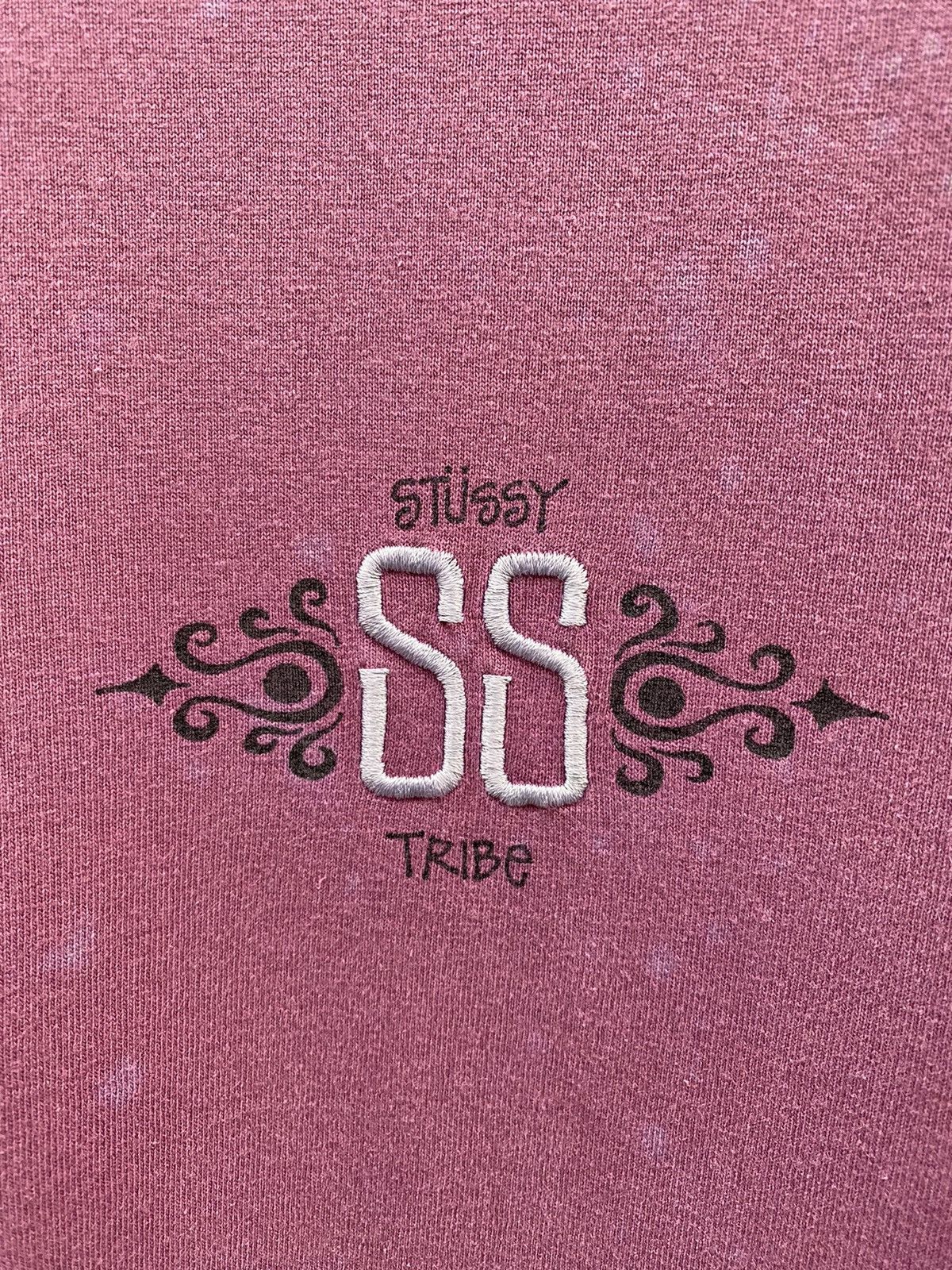 Stussy × Vintage 🔥Very RARE🔥Vintage 80s OG Stüssy Tribe Double SS Purple Tee Size US XL / EU 56 / 4 - 5 Thumbnail