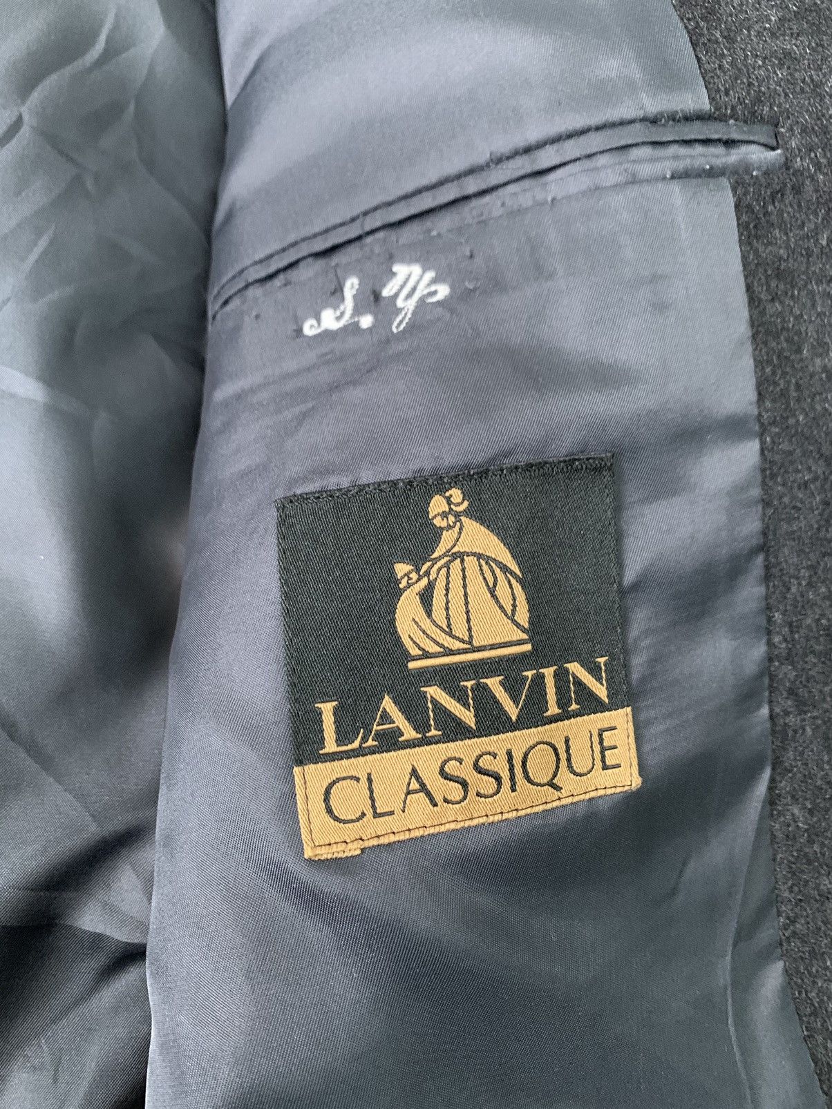 Lanvin Vtg Lanvin Classique Cashmere Jacket Coat/Blazer Size US L / EU 52-54 / 3 - 17 Thumbnail
