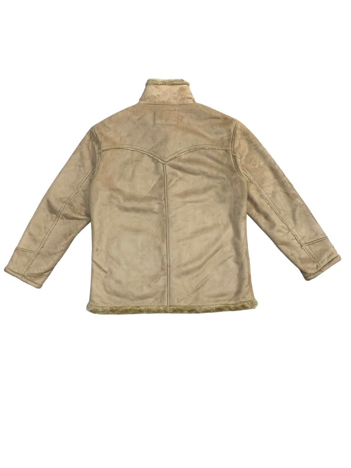 Designer × Kansai Yamamoto Kansai Jeans Sherpa Fur Collar Sherpa Jacket Size US L / EU 52-54 / 3 - 2 Thumbnail