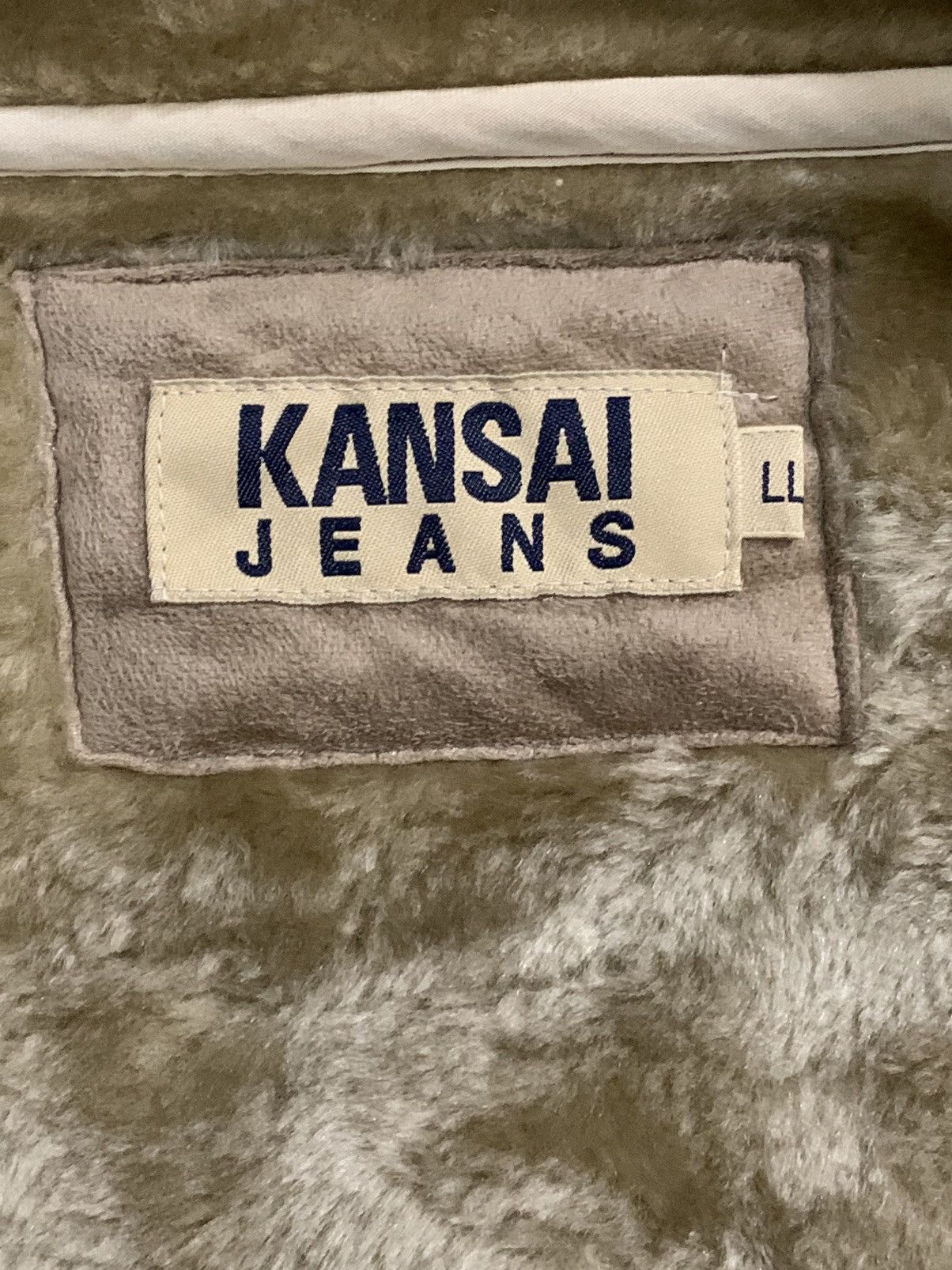Designer × Kansai Yamamoto Kansai Jeans Sherpa Fur Collar Sherpa Jacket Size US L / EU 52-54 / 3 - 13 Thumbnail