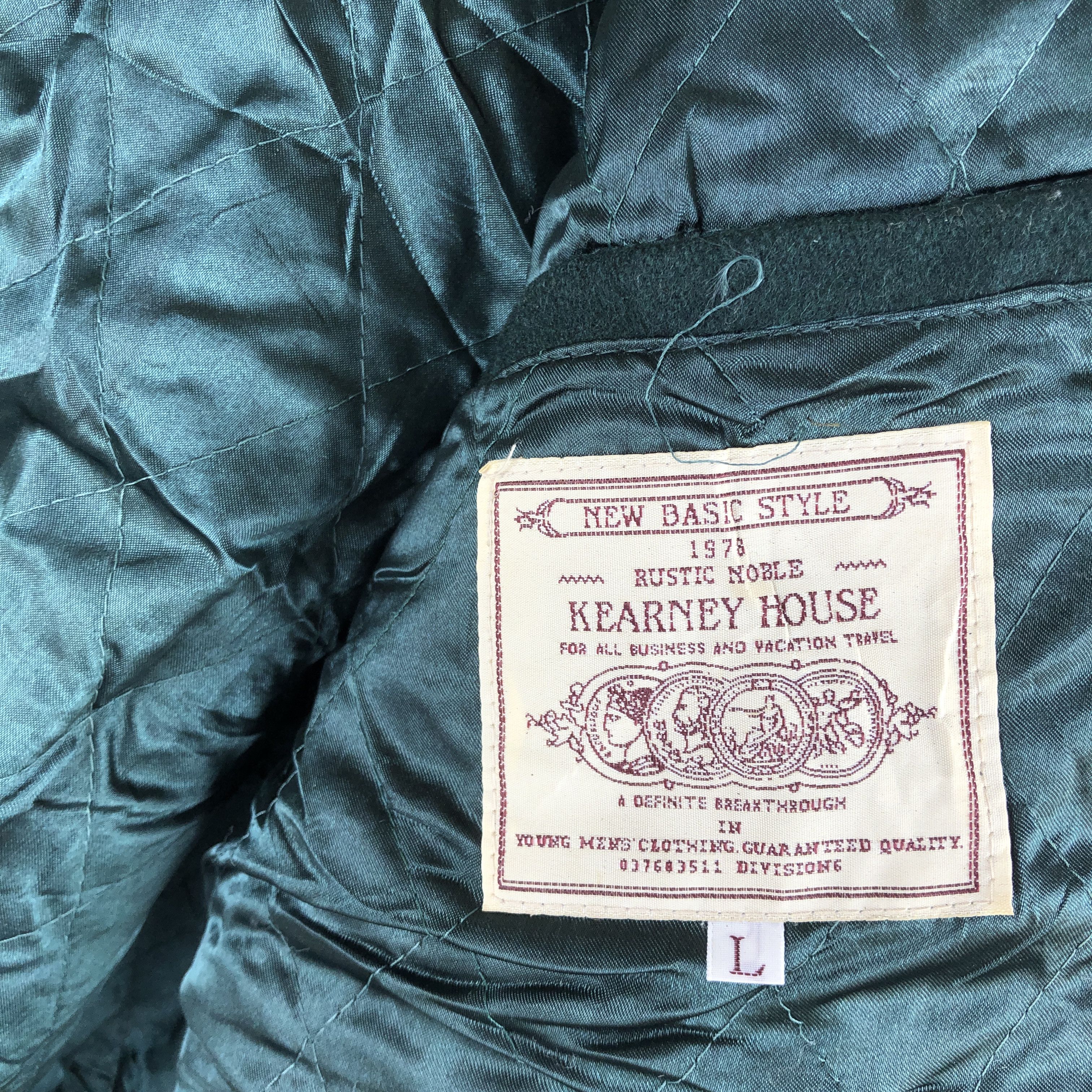 Japanese Brand × Vintage Vintage Kearney House Varsity Jacket Leather Patches Jacket Size US XL / EU 56 / 4 - 11 Thumbnail