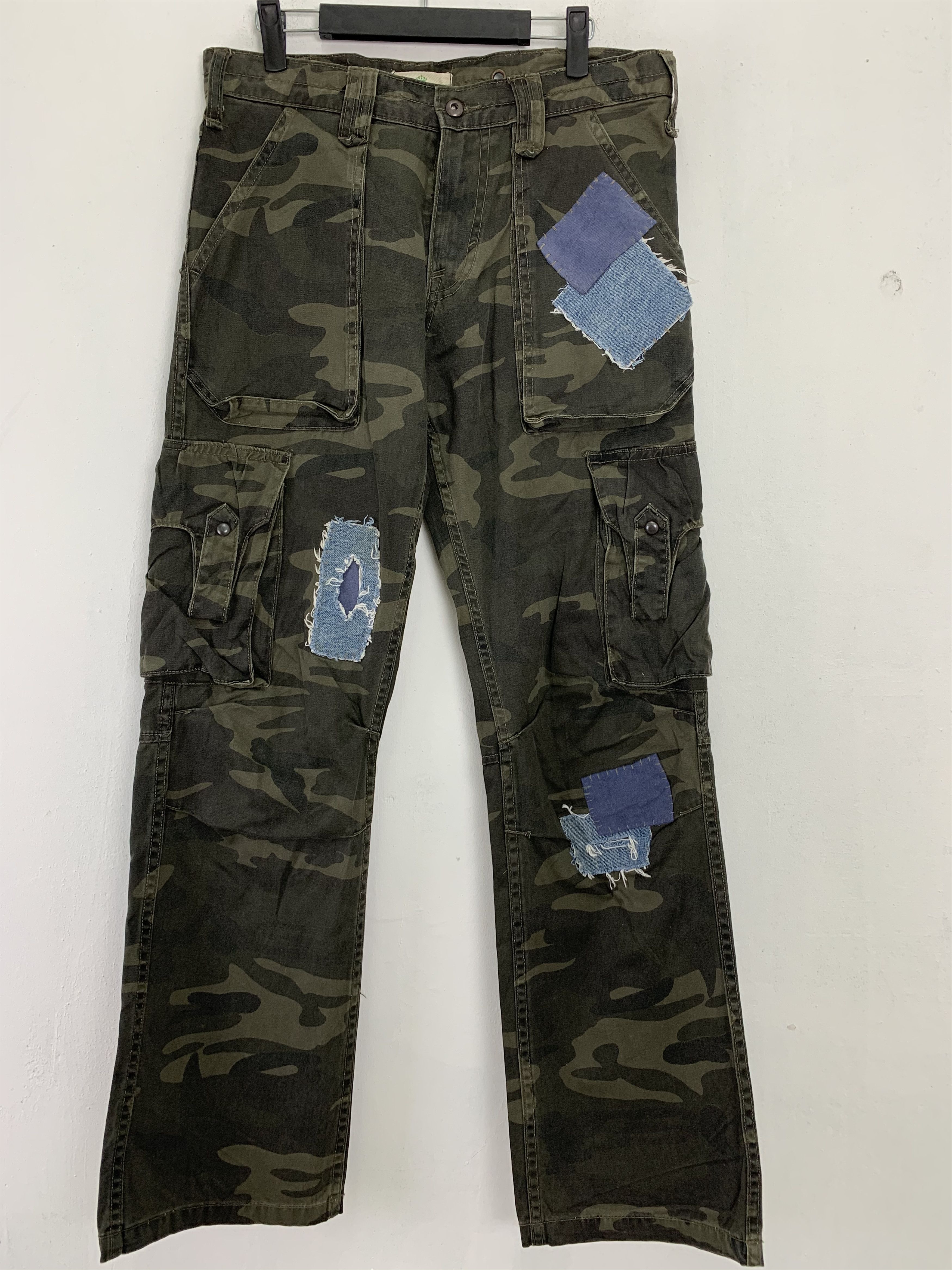 Japanese Brand Handcrafted Army Military Cargo Japanese Branded Double Knee Size US 31 - 1 Thumbnail