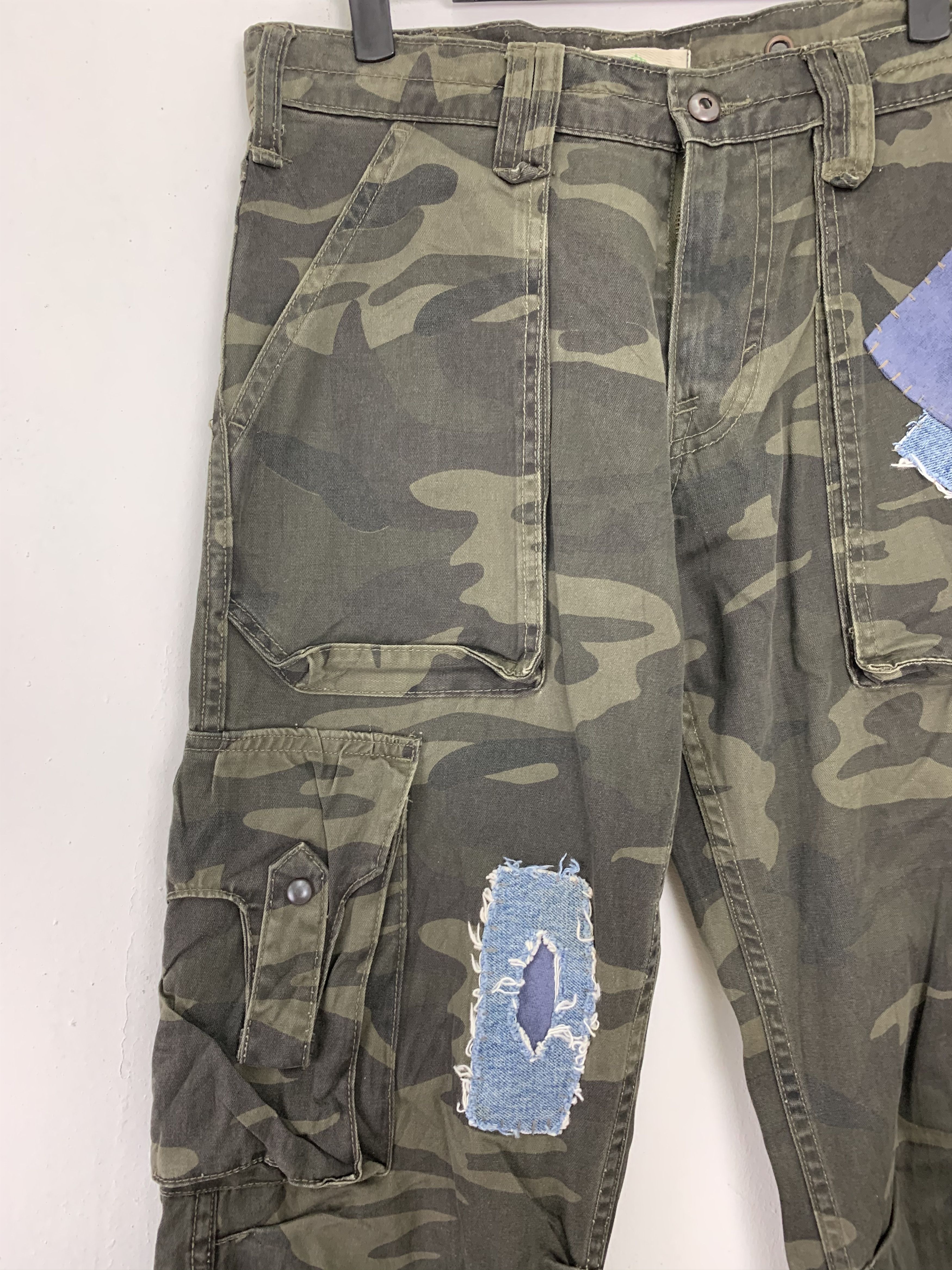 Japanese Brand Handcrafted Army Military Cargo Japanese Branded Double Knee Size US 31 - 3 Thumbnail