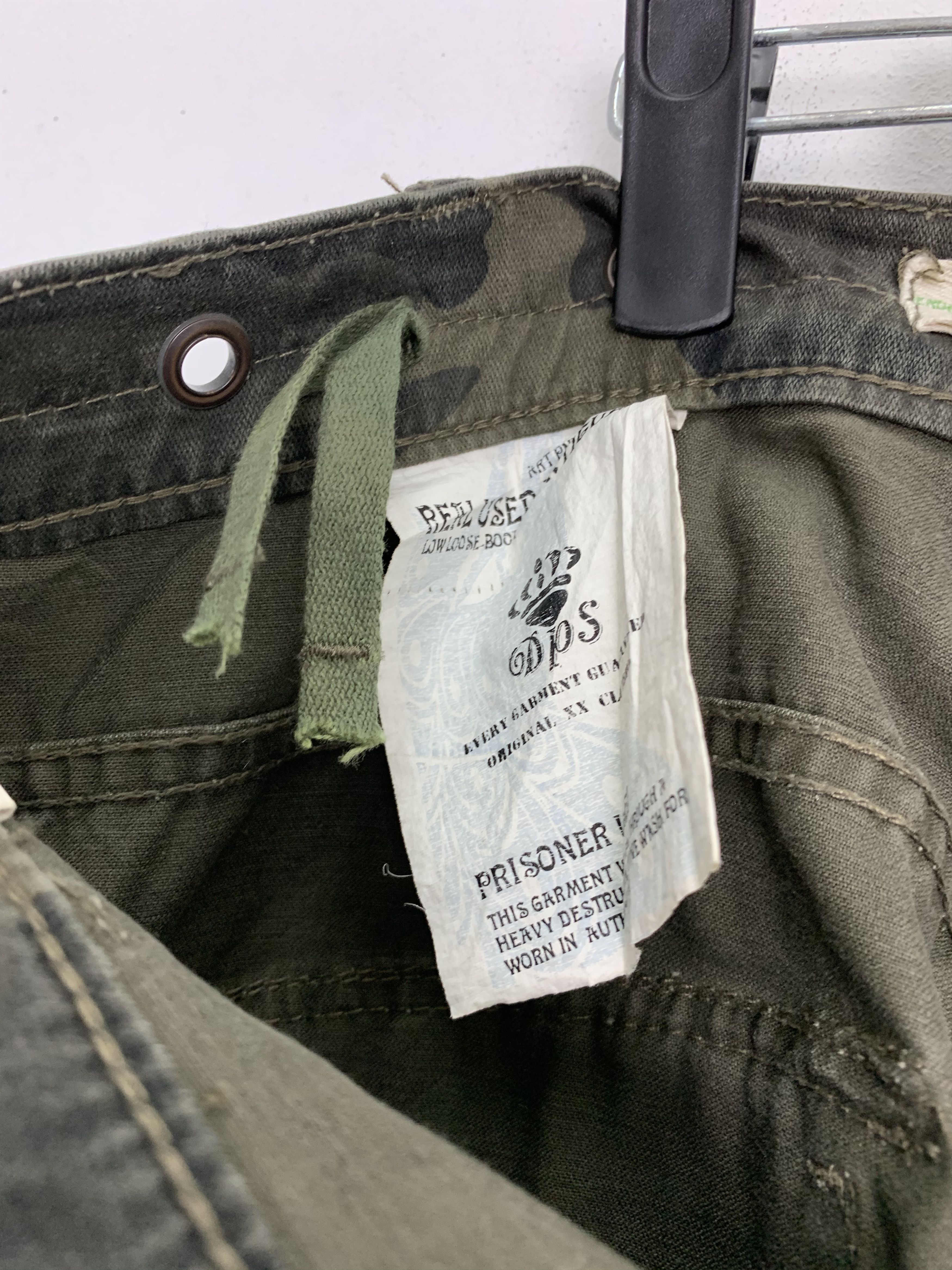 Japanese Brand Handcrafted Army Military Cargo Japanese Branded Double Knee Size US 31 - 22 Thumbnail