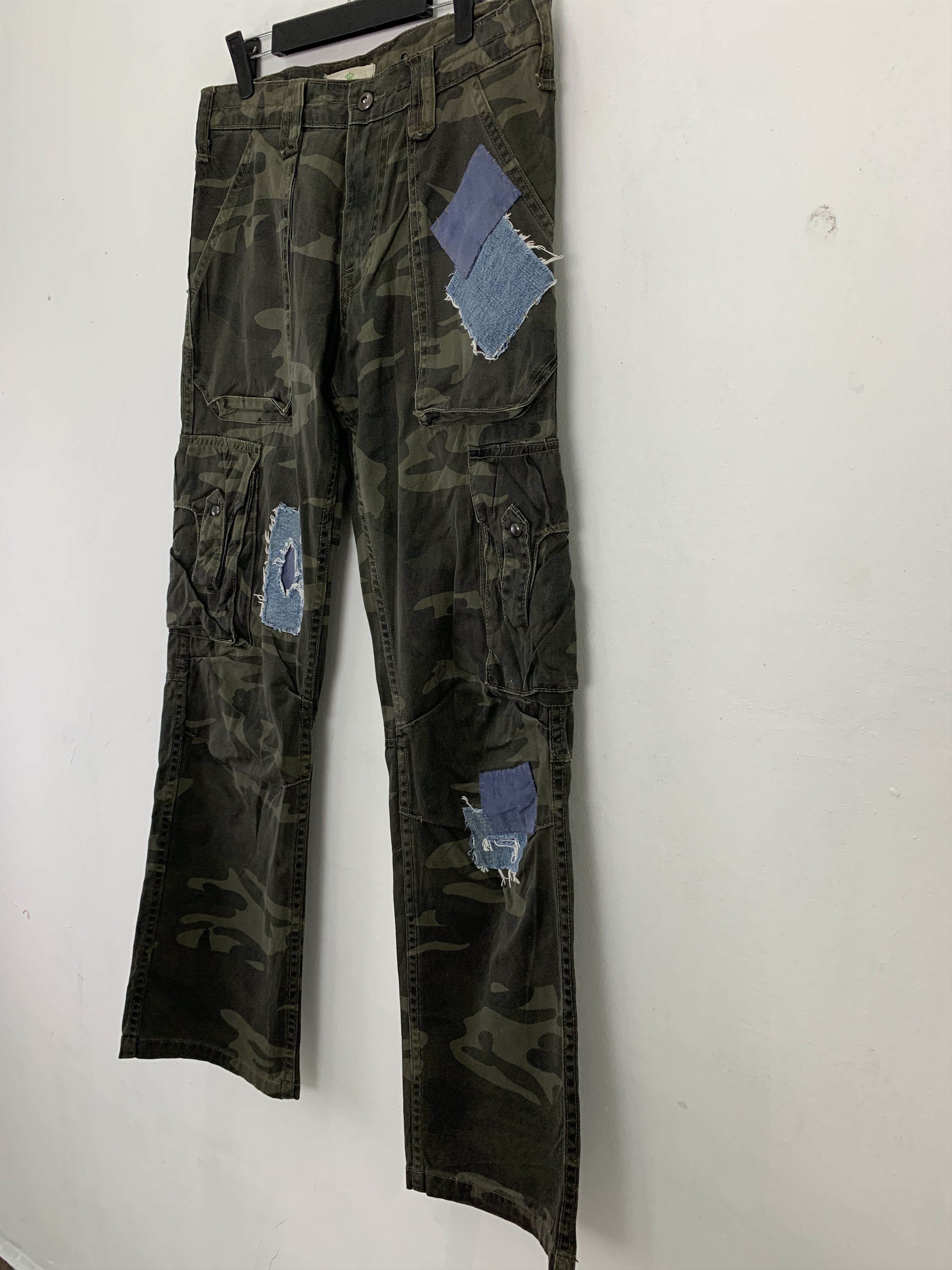 Japanese Brand Handcrafted Army Military Cargo Japanese Branded Double Knee Size US 31 - 8 Thumbnail