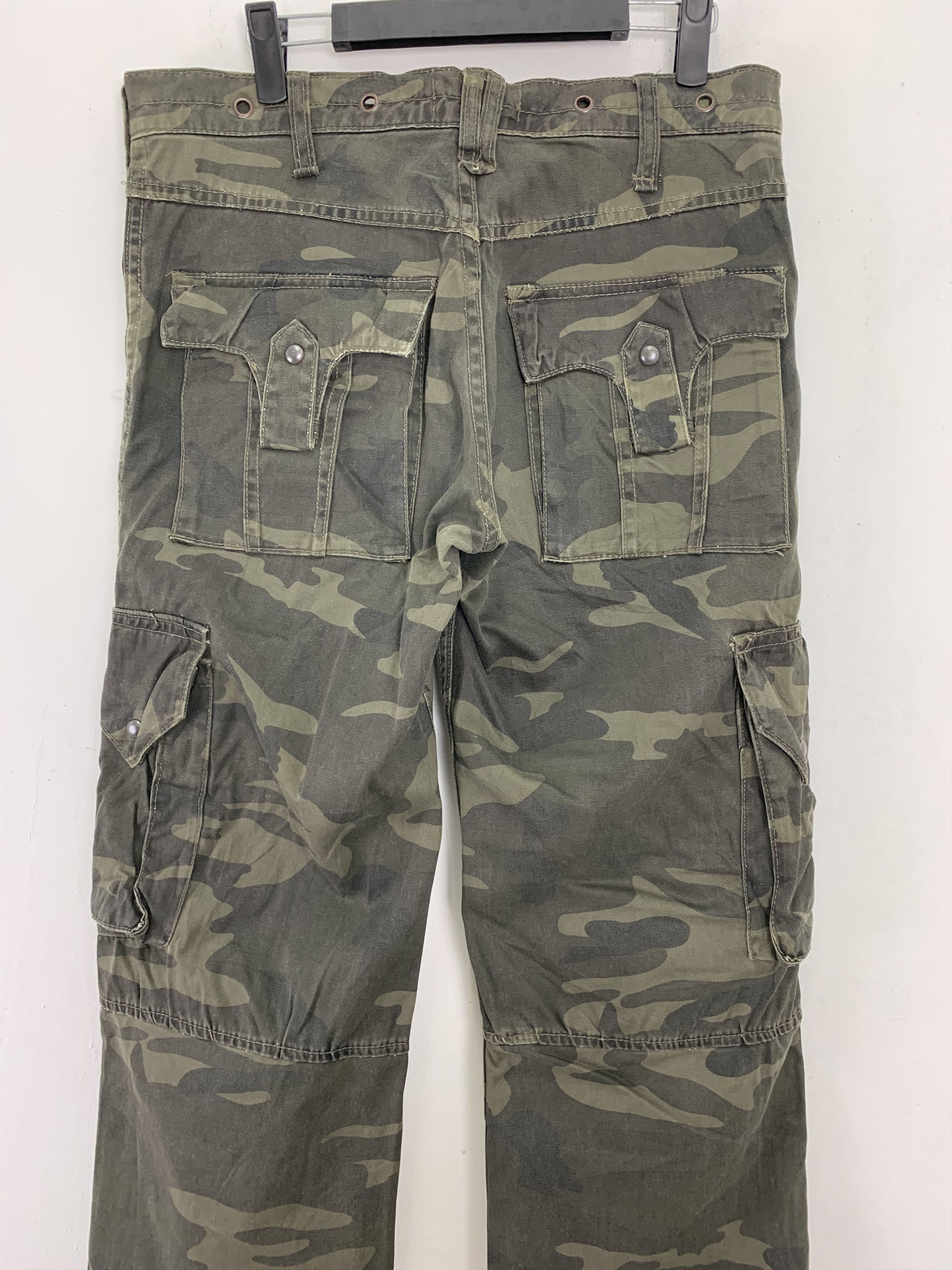 Japanese Brand Handcrafted Army Military Cargo Japanese Branded Double Knee Size US 31 - 14 Thumbnail