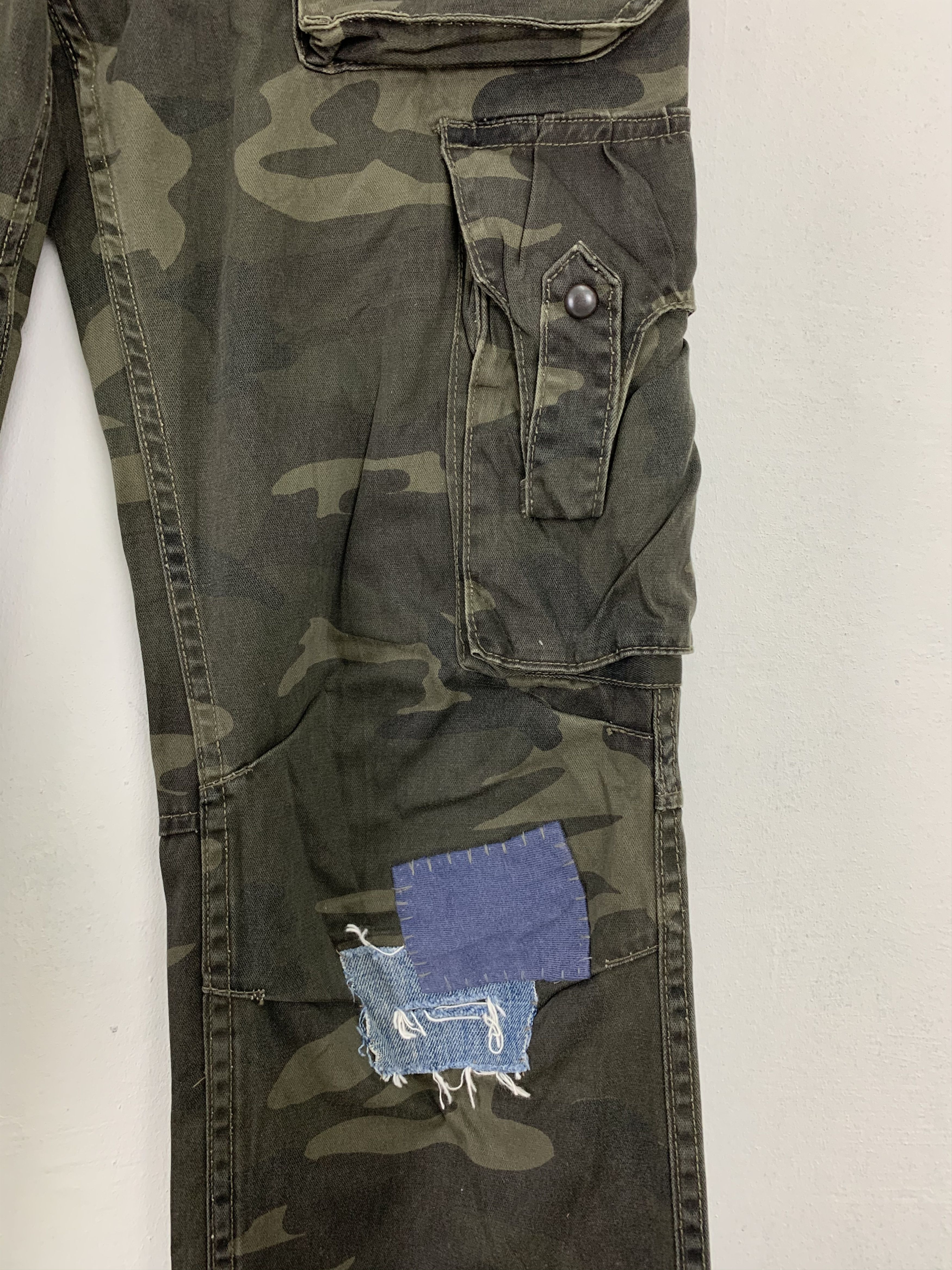 Japanese Brand Handcrafted Army Military Cargo Japanese Branded Double Knee Size US 31 - 6 Thumbnail