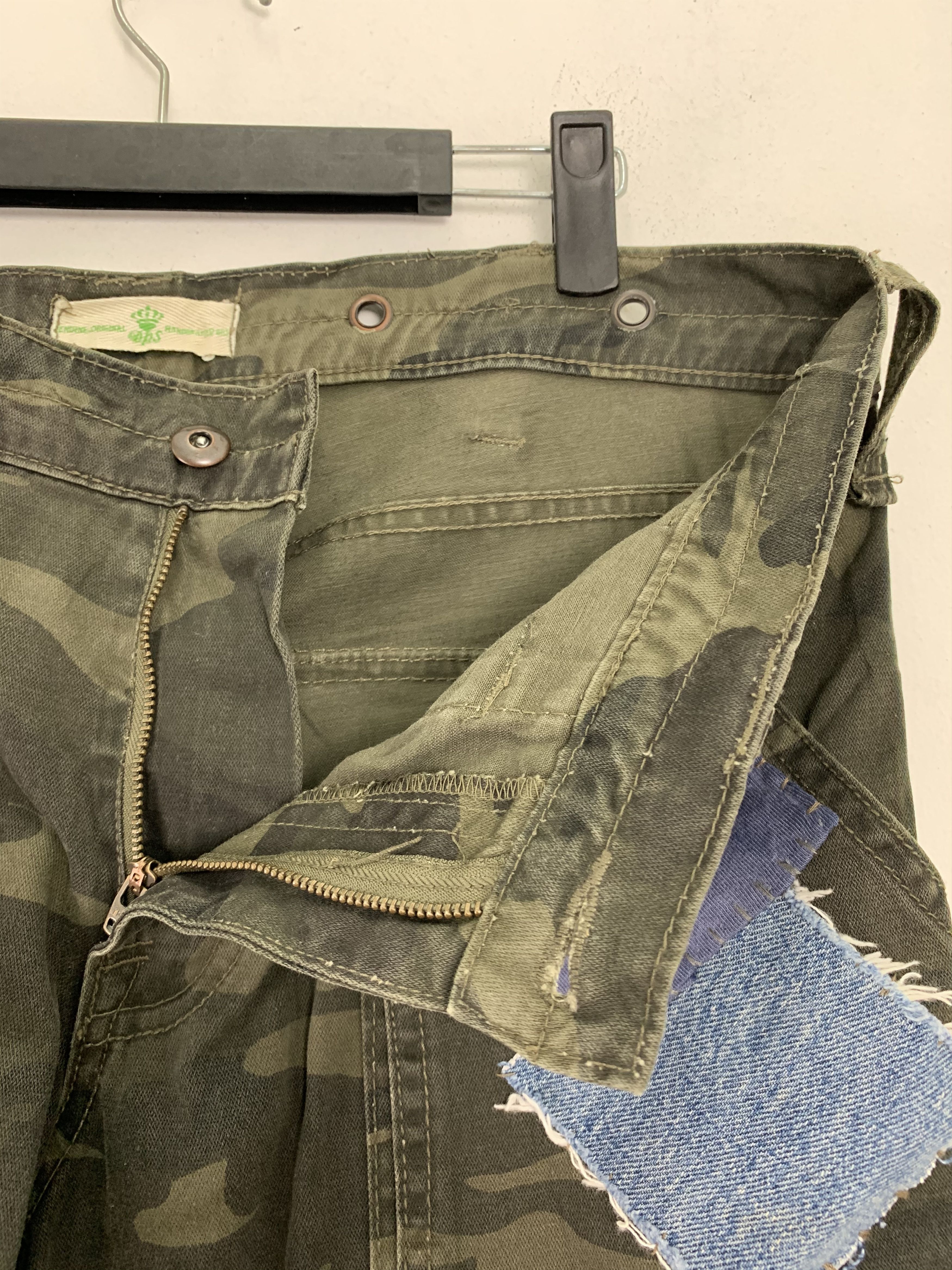 Japanese Brand Handcrafted Army Military Cargo Japanese Branded Double Knee Size US 31 - 12 Thumbnail