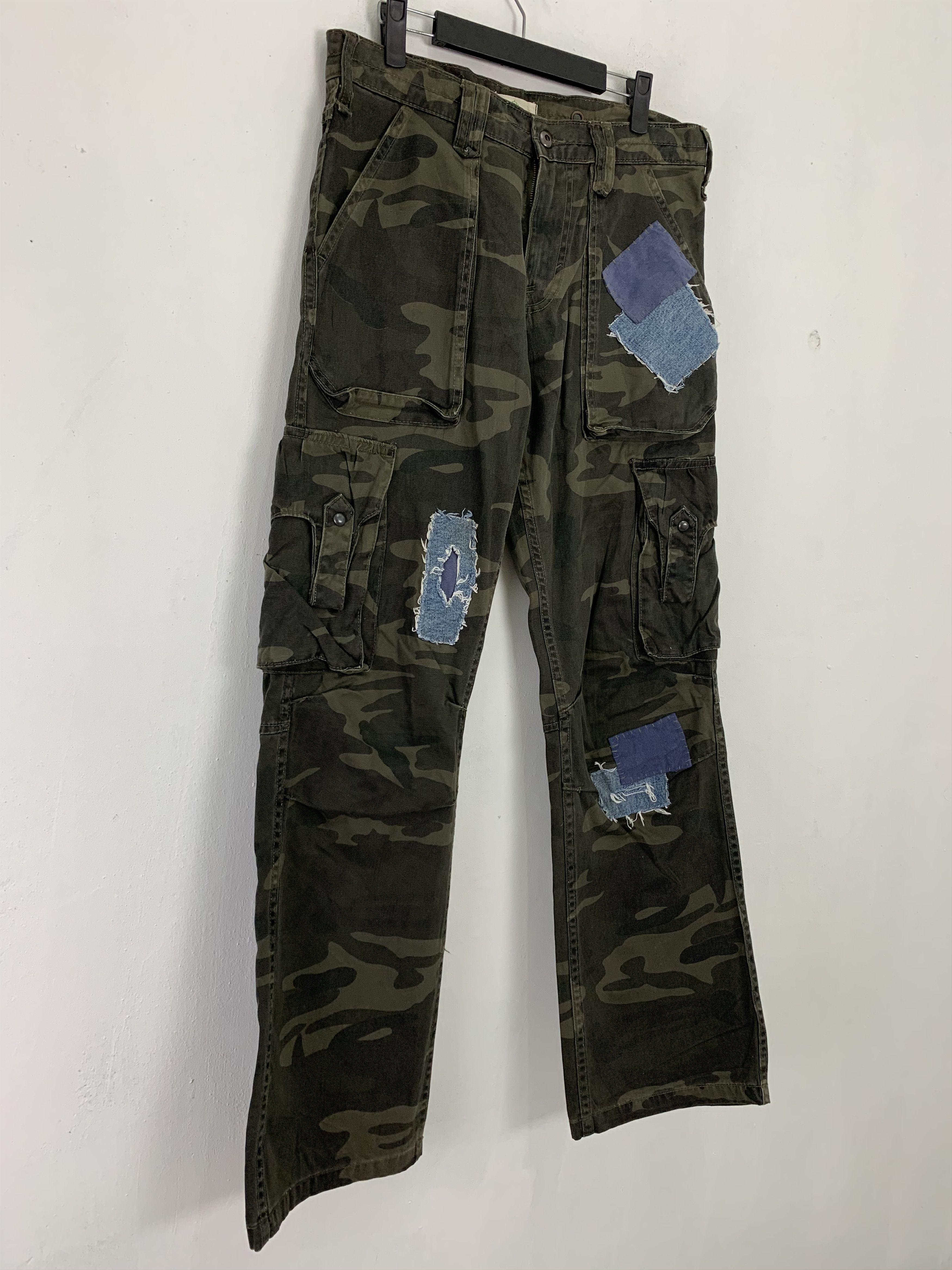 Japanese Brand Handcrafted Army Military Cargo Japanese Branded Double Knee Size US 31 - 9 Thumbnail