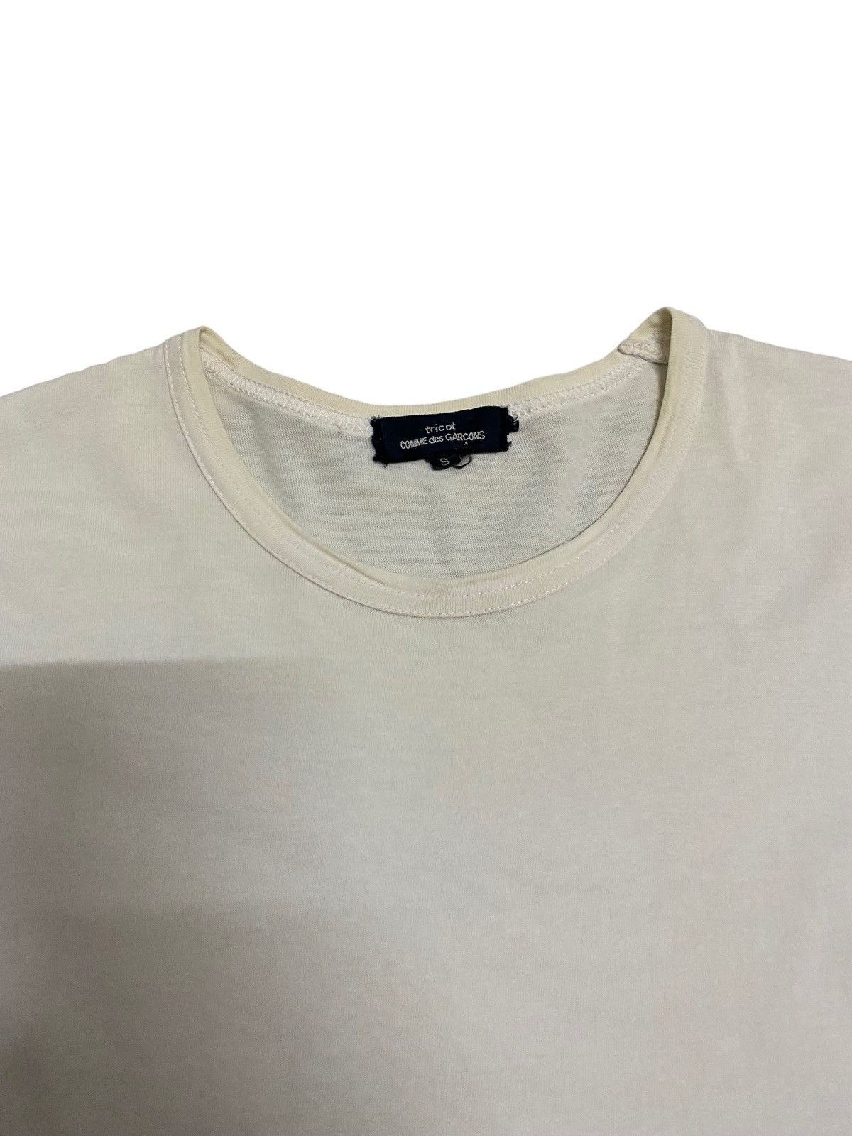 Comme des Garcons × Japanese Brand × Vintage Vintage Comme Des Garcon Tricot Plain Tee Size S / US 4 / IT 40 - 2 Thumbnail