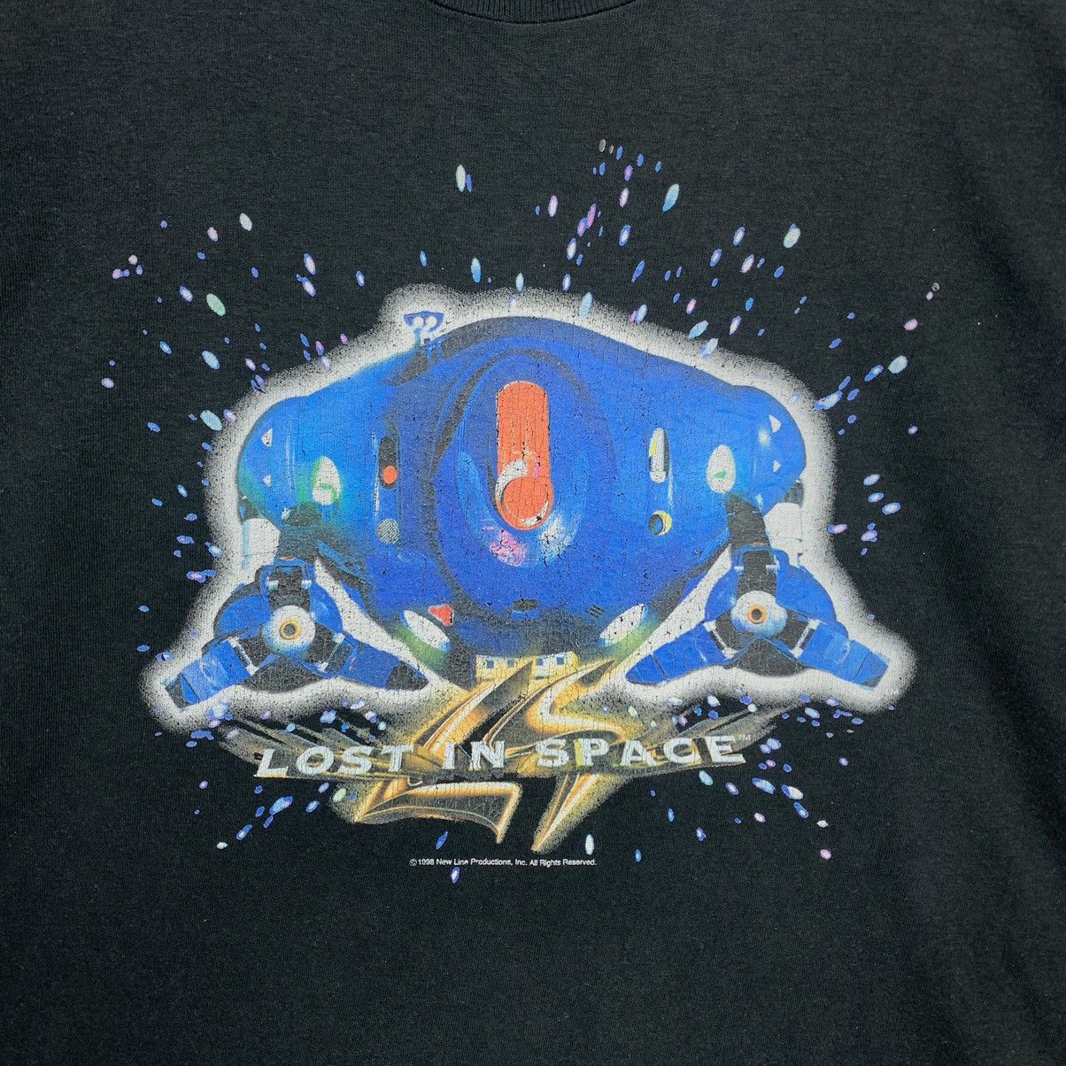 Vintage Vintage 90s Lost In Space Science Fiction Movie Tshirt Size US L / EU 52-54 / 3 - 2 Thumbnail