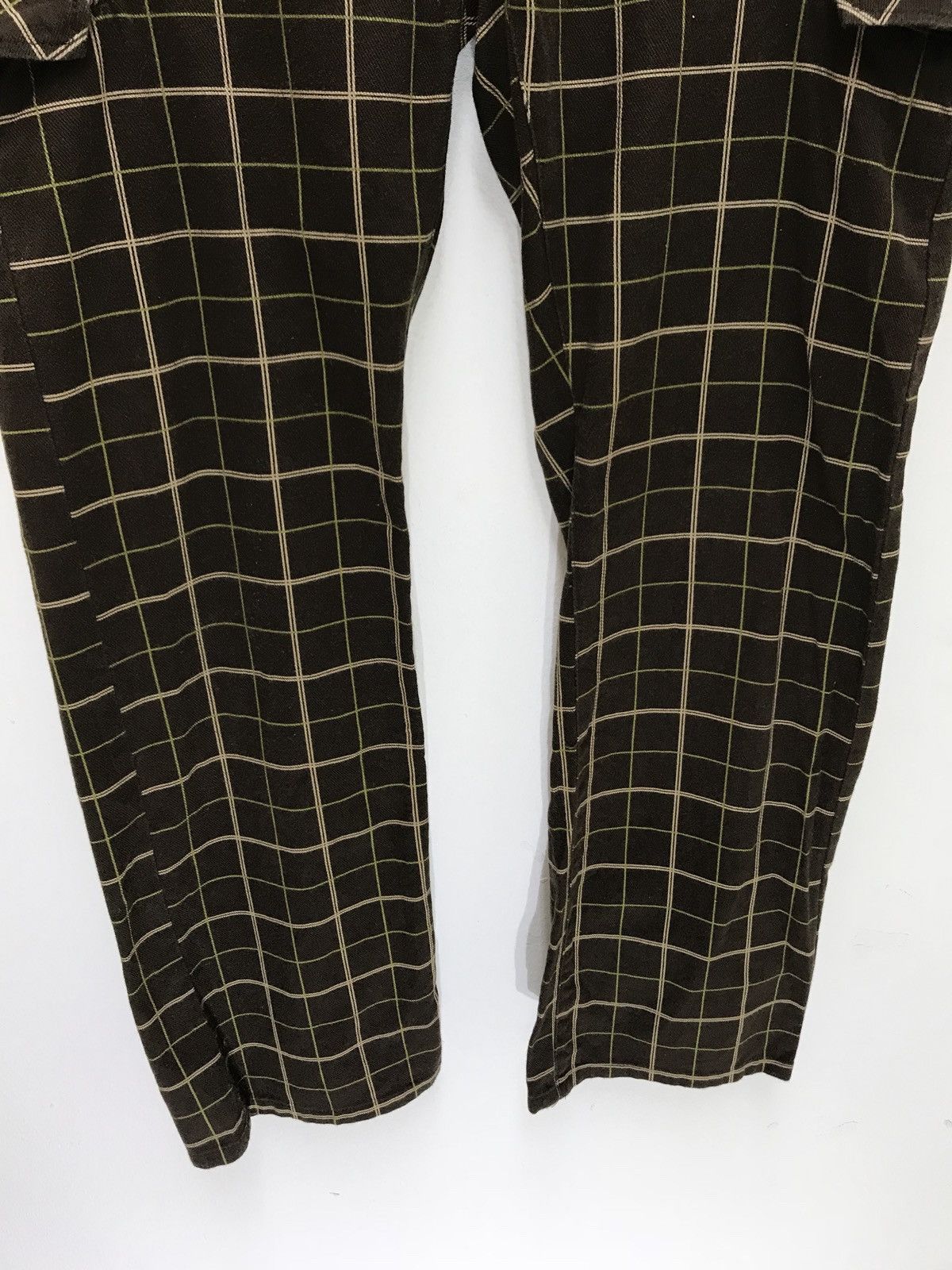Japanese Brand Japan Brand PPFM Cargo Side Pocket Pant Plaid Regular Size US 28 / EU 44 - 2 Thumbnail