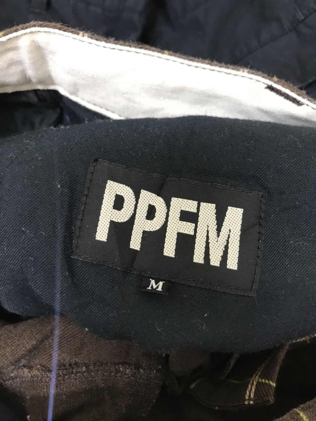 Japanese Brand Japan Brand PPFM Cargo Side Pocket Pant Plaid Regular Size US 28 / EU 44 - 10 Thumbnail