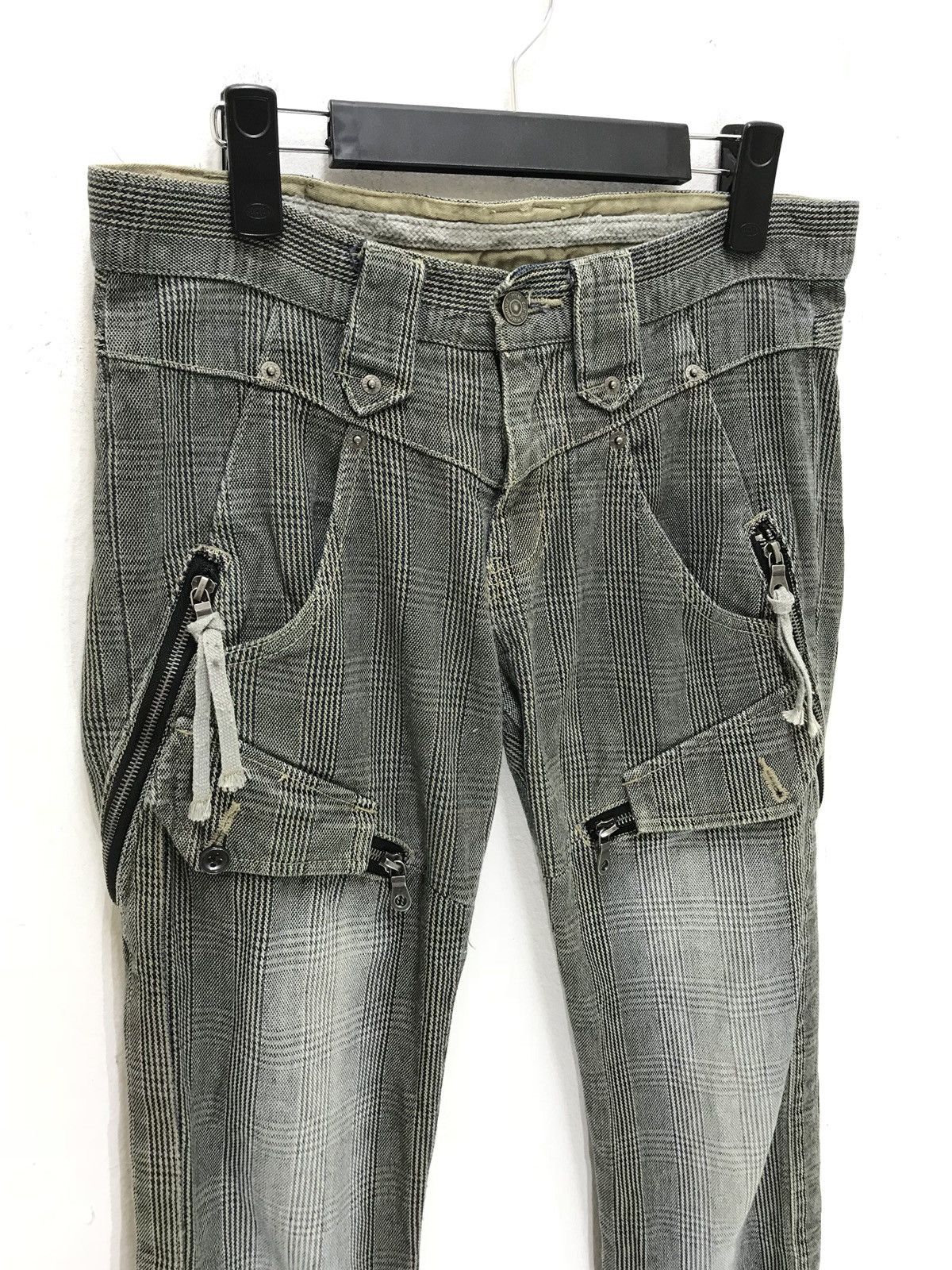 Japanese Brand Japan Brand PPFM Tartan Plaid Pant Multi Pockets Slim Size US 30 / EU 46 - 4 Thumbnail