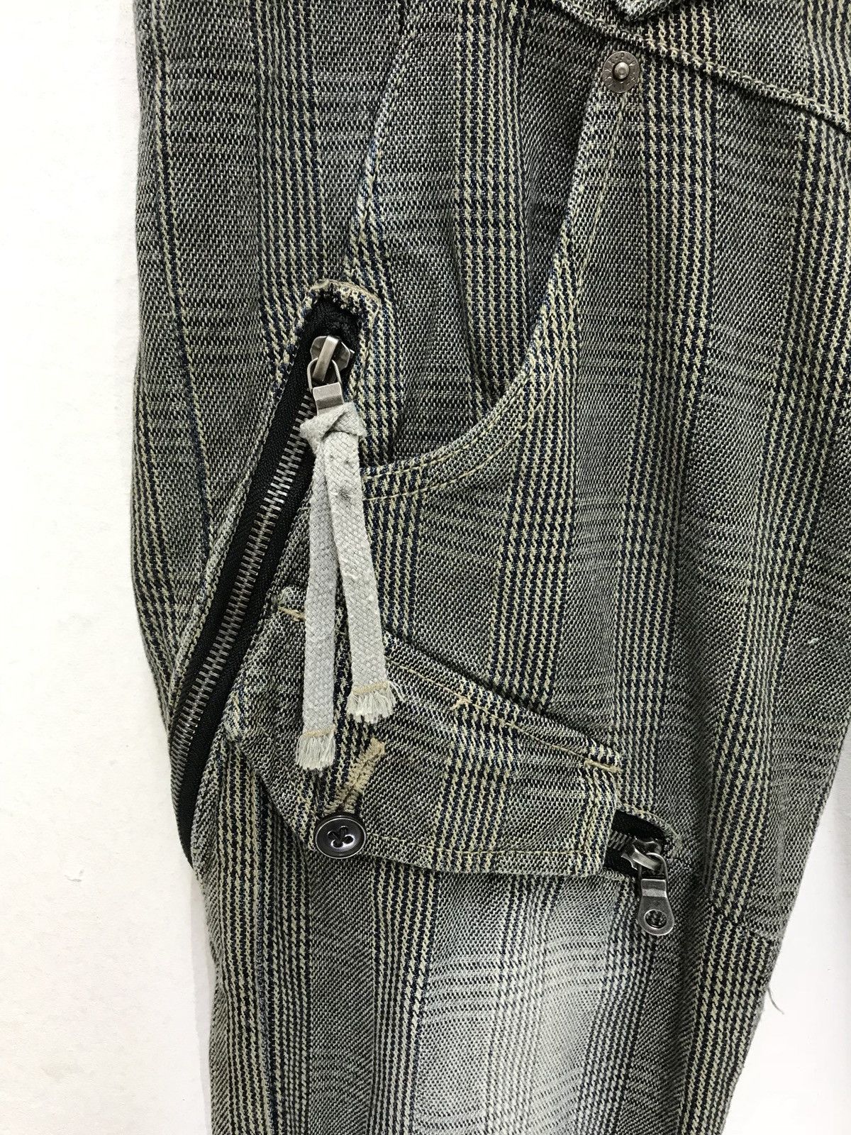 Japanese Brand Japan Brand PPFM Tartan Plaid Pant Multi Pockets Slim Size US 30 / EU 46 - 5 Thumbnail