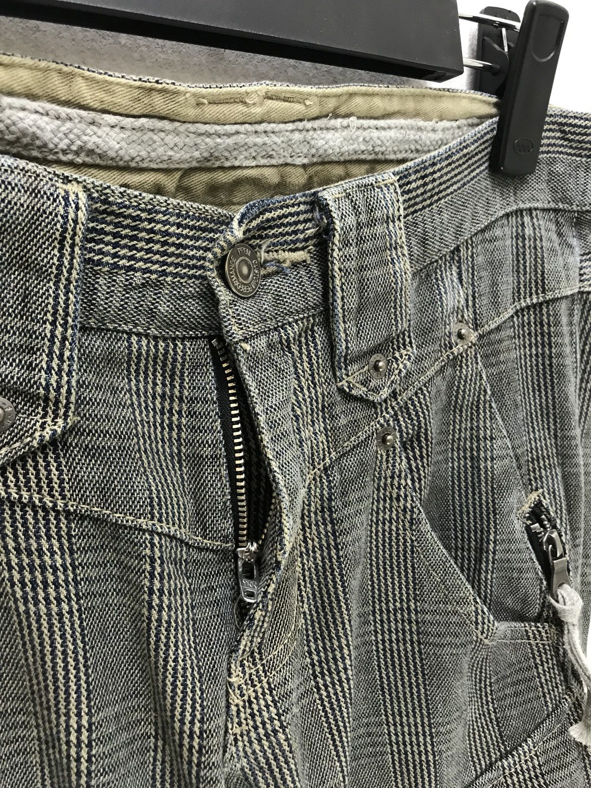 Japanese Brand Japan Brand PPFM Tartan Plaid Pant Multi Pockets Slim Size US 30 / EU 46 - 7 Thumbnail
