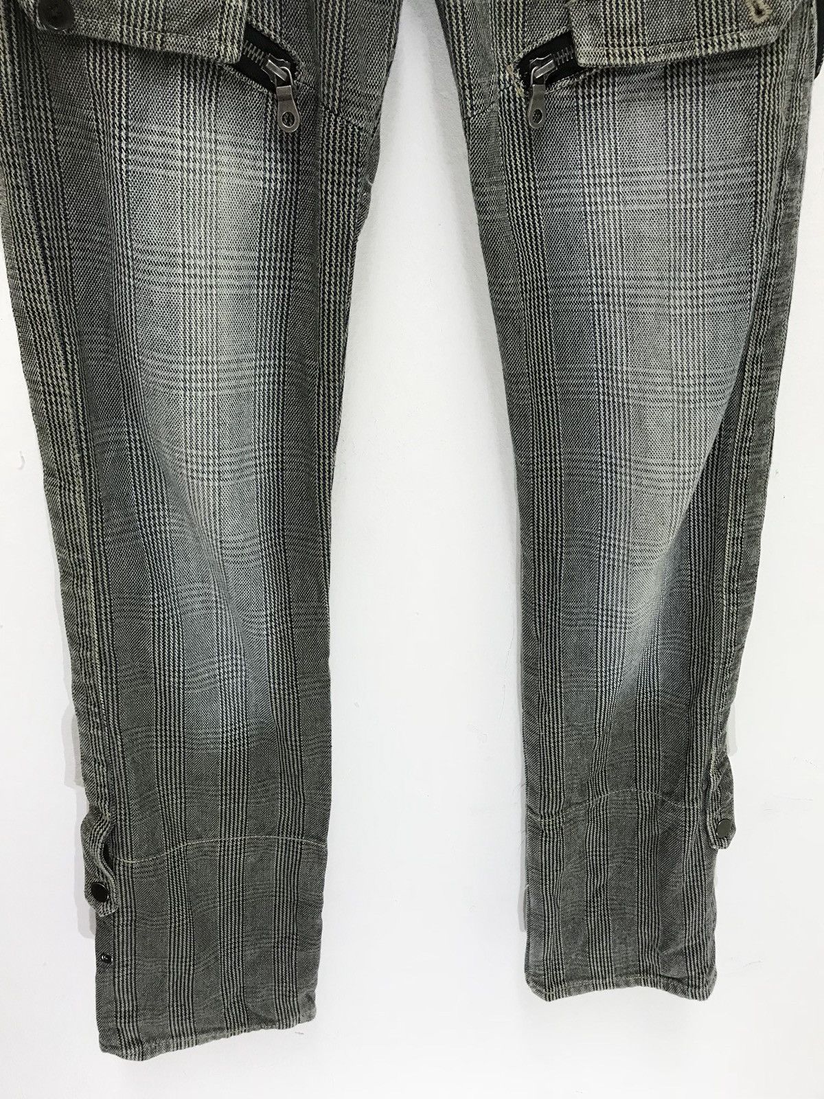 Japanese Brand Japan Brand PPFM Tartan Plaid Pant Multi Pockets Slim Size US 30 / EU 46 - 2 Thumbnail