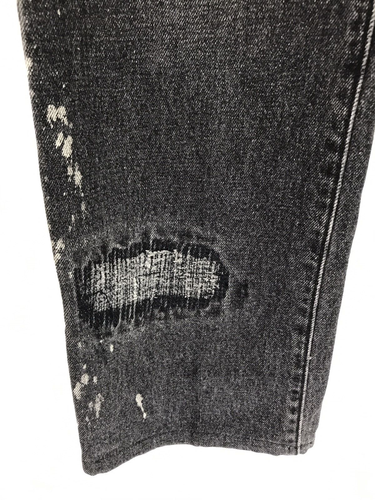 Japanese Brand Japan Brand Monsieur Nicole Acid Washed Patchwork Denim Size US 30 / EU 46 - 4 Thumbnail