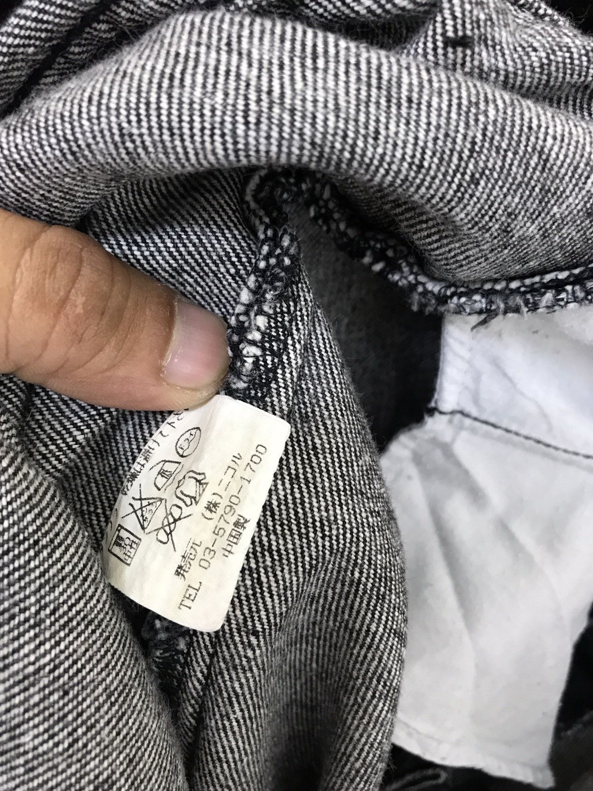 Japanese Brand Japan Brand Monsieur Nicole Acid Washed Patchwork Denim Size US 30 / EU 46 - 11 Thumbnail