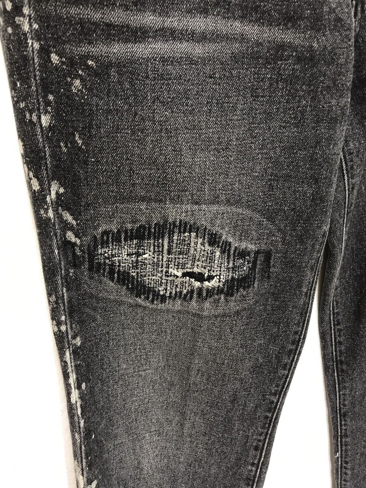 Japanese Brand Japan Brand Monsieur Nicole Acid Washed Patchwork Denim Size US 30 / EU 46 - 5 Thumbnail