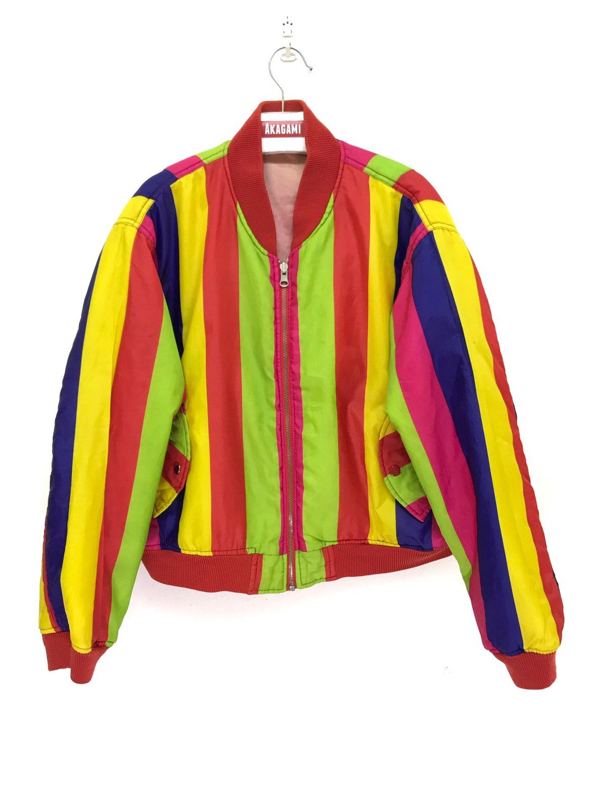 Kenzo ⚡Kenzo Jeans Multi Colourway Striped Padding Bomber Jacket Size US L / EU 52-54 / 3 - 1 Thumbnail