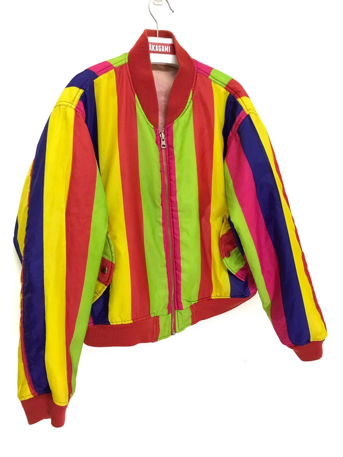 Kenzo ⚡Kenzo Jeans Multi Colourway Striped Padding Bomber Jacket Size US L / EU 52-54 / 3 - 2 Thumbnail