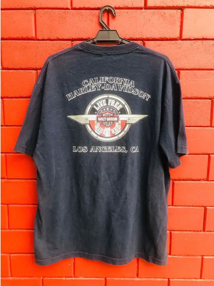 Harley Davidson × Vintage Vintage Harley Davidson Wing Motorcycle Designer Fashion Size US XL / EU 56 / 4 - 2 Thumbnail