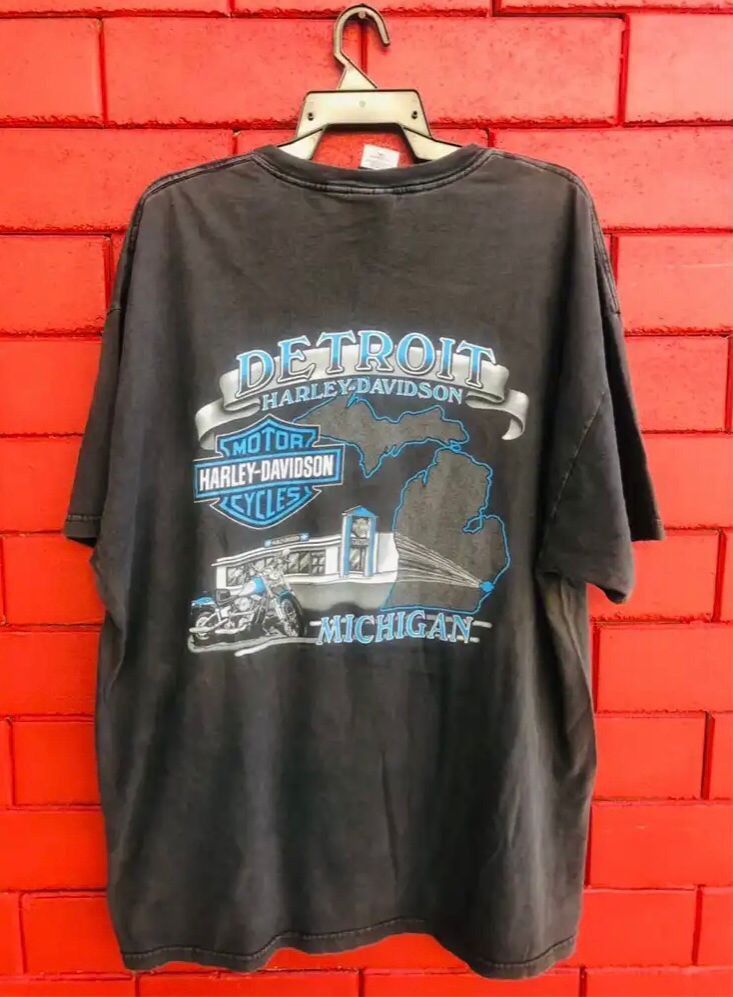 Harley Davidson × Vintage Vintage Harley Davidson Motorcycle Streetwear Fashion Style Size US XL / EU 56 / 4 - 1 Thumbnail