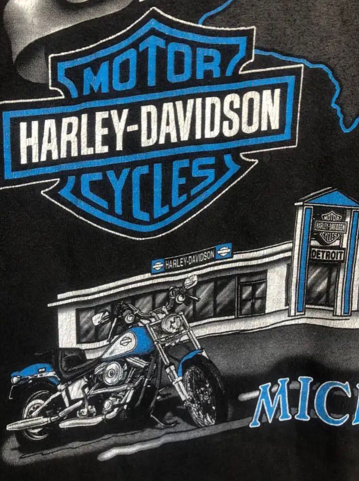 Harley Davidson × Vintage Vintage Harley Davidson Motorcycle Streetwear Fashion Style Size US XL / EU 56 / 4 - 7 Thumbnail