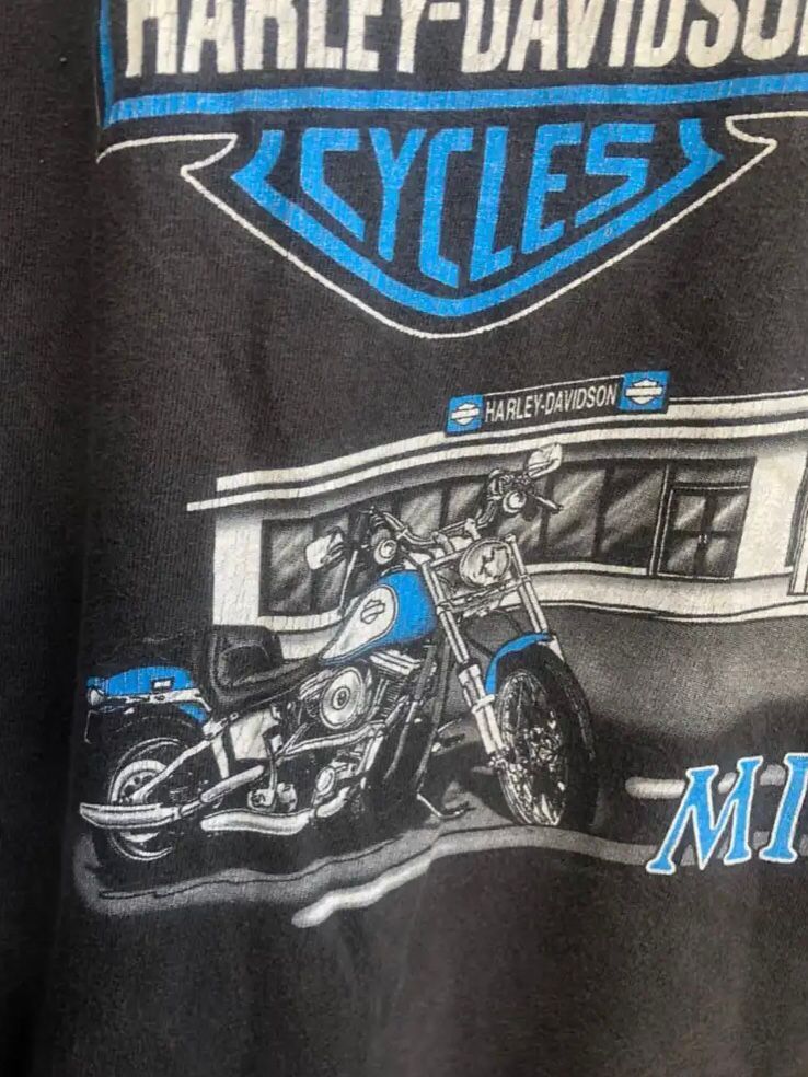 Harley Davidson × Vintage Vintage Harley Davidson Motorcycle Streetwear Fashion Style Size US XL / EU 56 / 4 - 6 Thumbnail