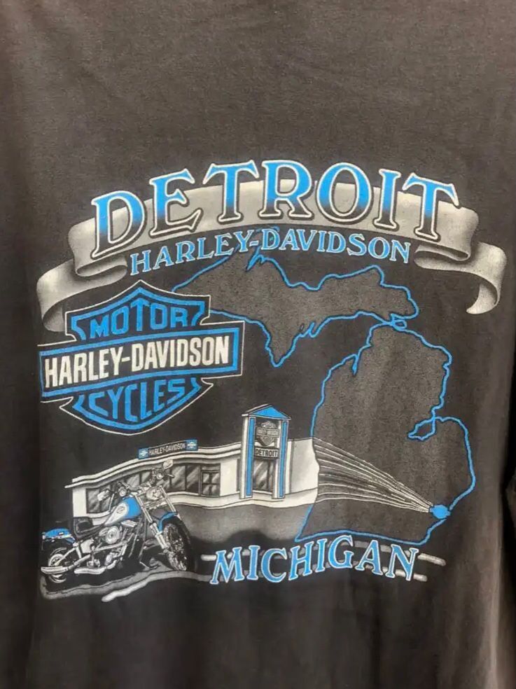 Harley Davidson × Vintage Vintage Harley Davidson Motorcycle Streetwear Fashion Style Size US XL / EU 56 / 4 - 8 Thumbnail