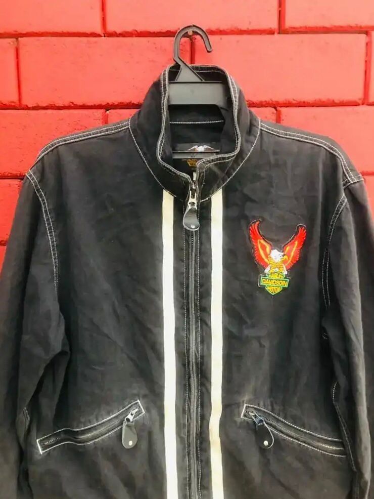 Harley Davidson × Vintage Vintage Harley Davidson Motorcycle Fashion Style Jacket Size US M / EU 48-50 / 2 - 3 Thumbnail