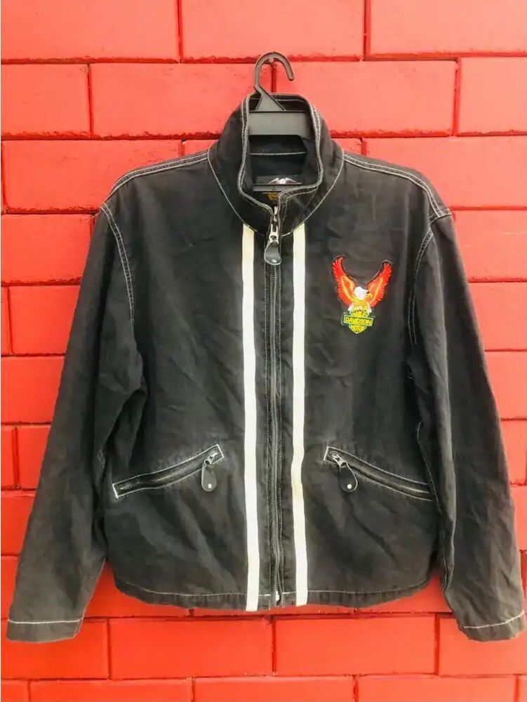 Harley Davidson × Vintage Vintage Harley Davidson Motorcycle Fashion Style Jacket Size US M / EU 48-50 / 2 - 1 Thumbnail
