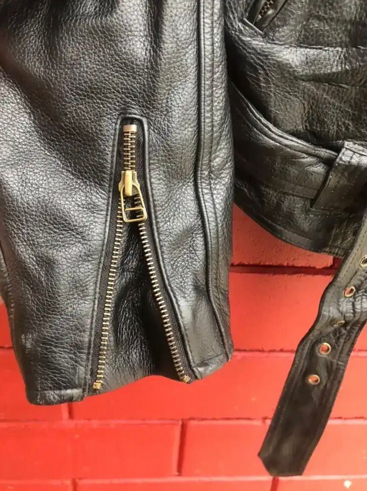 Harley Davidson × Vintage Vintage Harley Davidson Leather Jacket Motorcycle Fashion Size US L / EU 52-54 / 3 - 11 Thumbnail