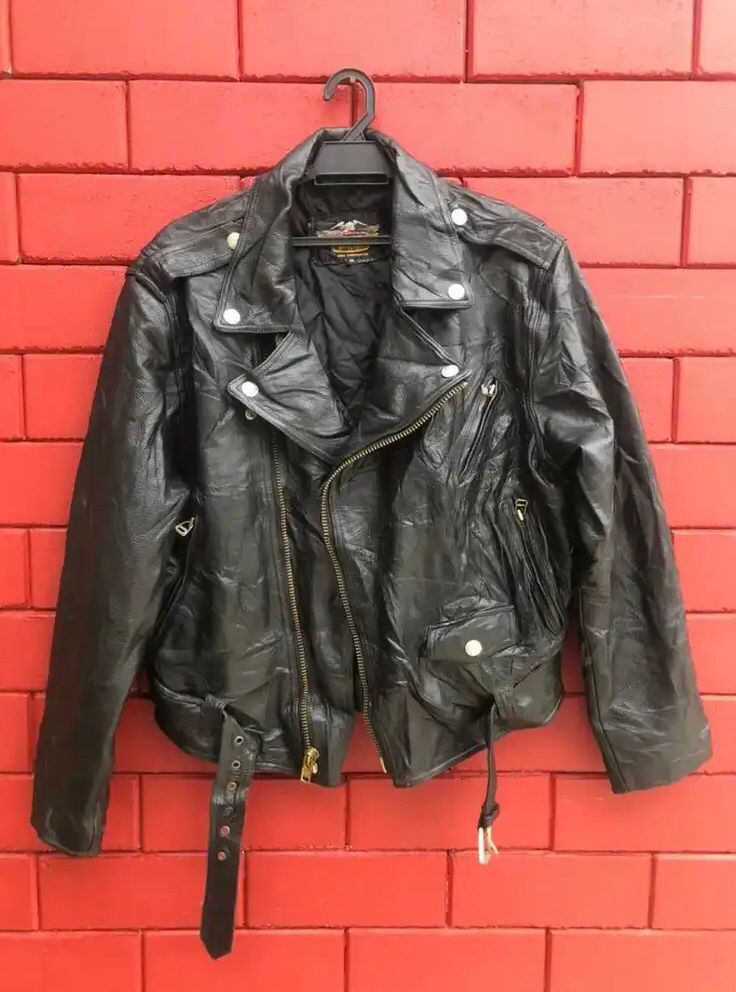 Harley Davidson × Vintage Vintage Harley Davidson Leather Jacket Motorcycle Fashion Size US L / EU 52-54 / 3 - 1 Thumbnail