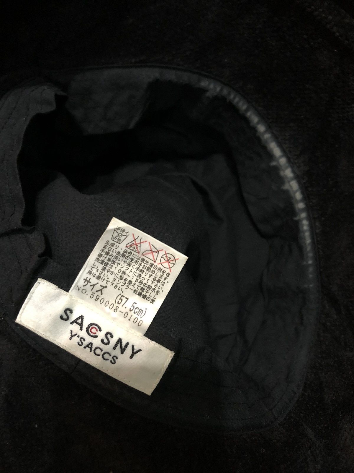 Yohji Yamamoto Y’SACCS Yohji Yamamoto Bucket Hat Cap Size ONE SIZE - 7 Thumbnail