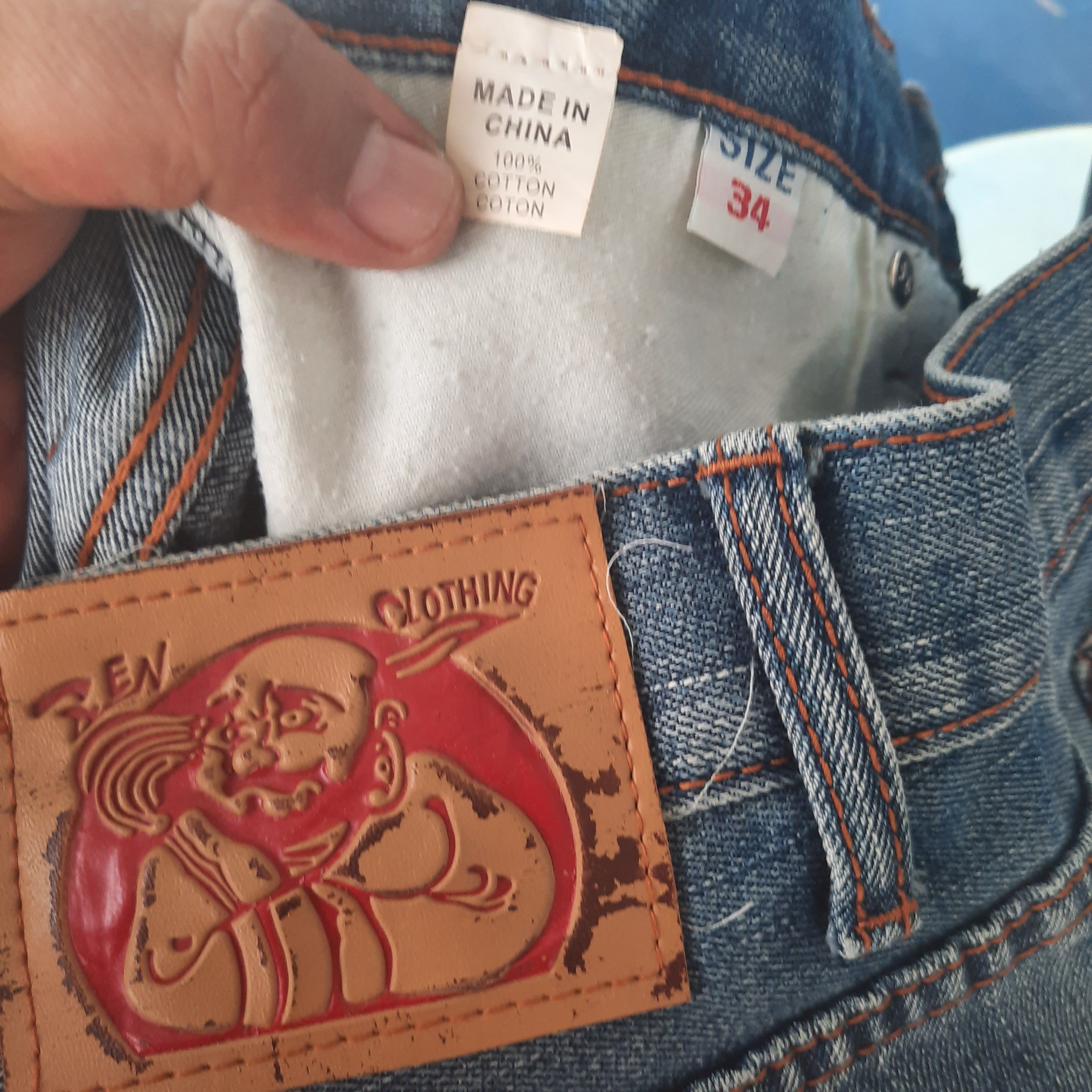 Japanese Brand Japanese Brand koi Fish Painted Denim Size US 34 / EU 50 - 6 Thumbnail