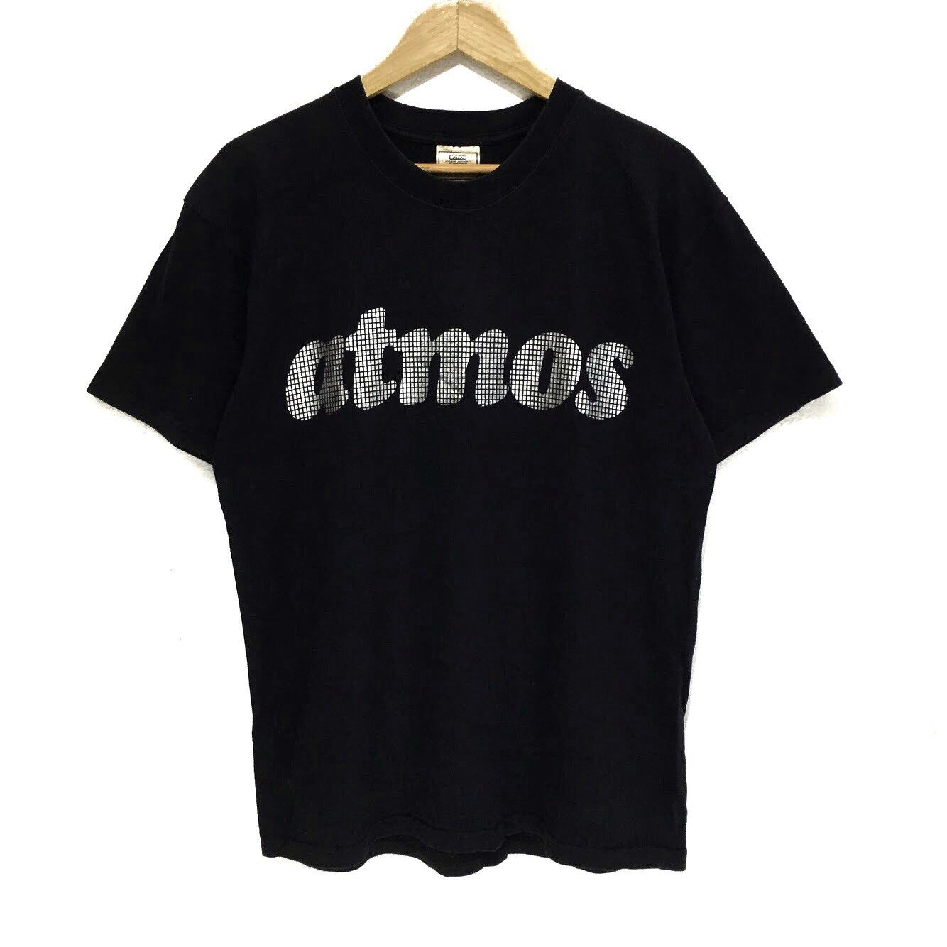 Vtg ATMOS JAPAN Reflective Logo Skateboard Tee Shirt Sneaker