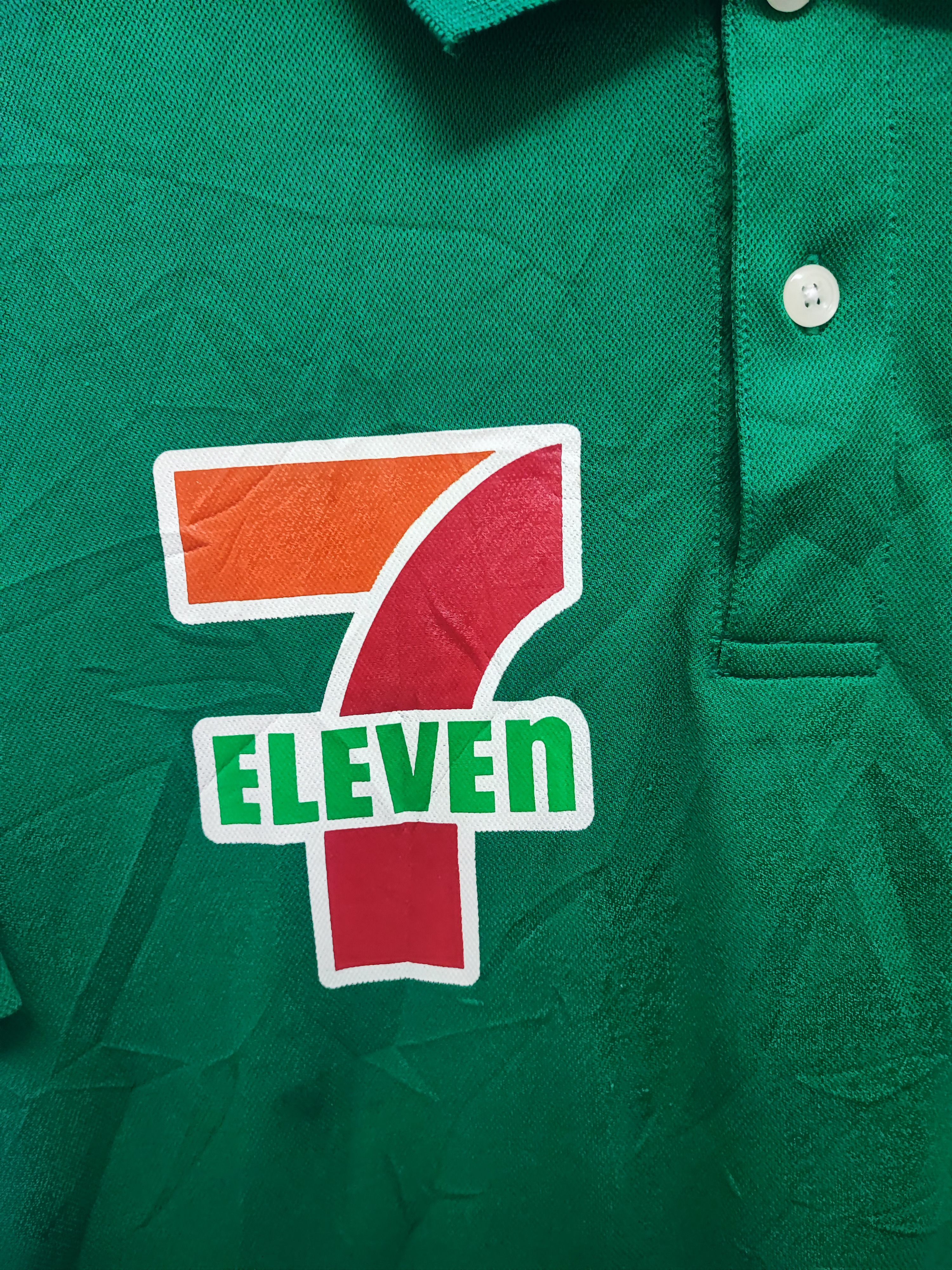 Vintage Seven Eleven Polo Tee Size US M / EU 48-50 / 2 - 6 Thumbnail